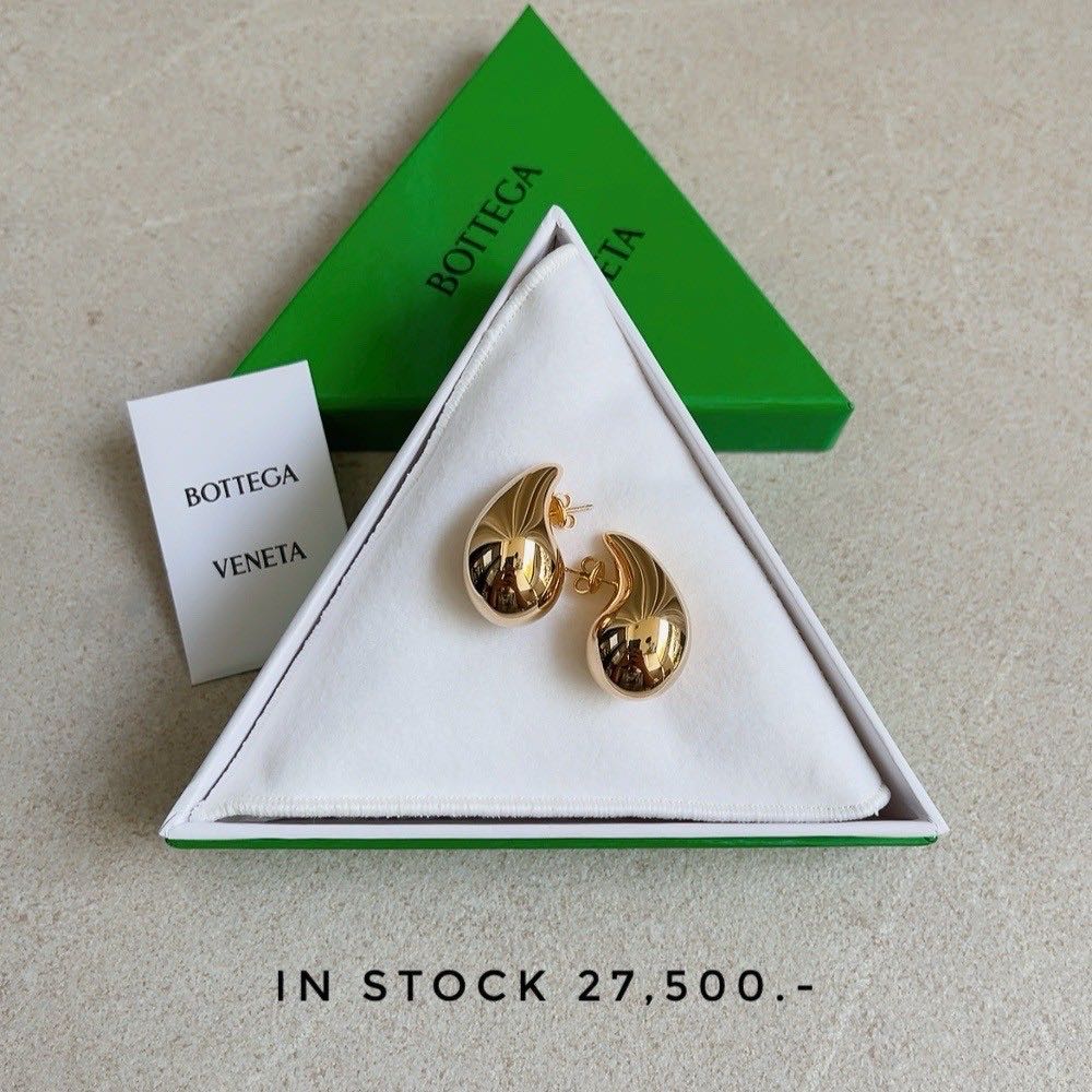 Bottega earring drop / Gold 
