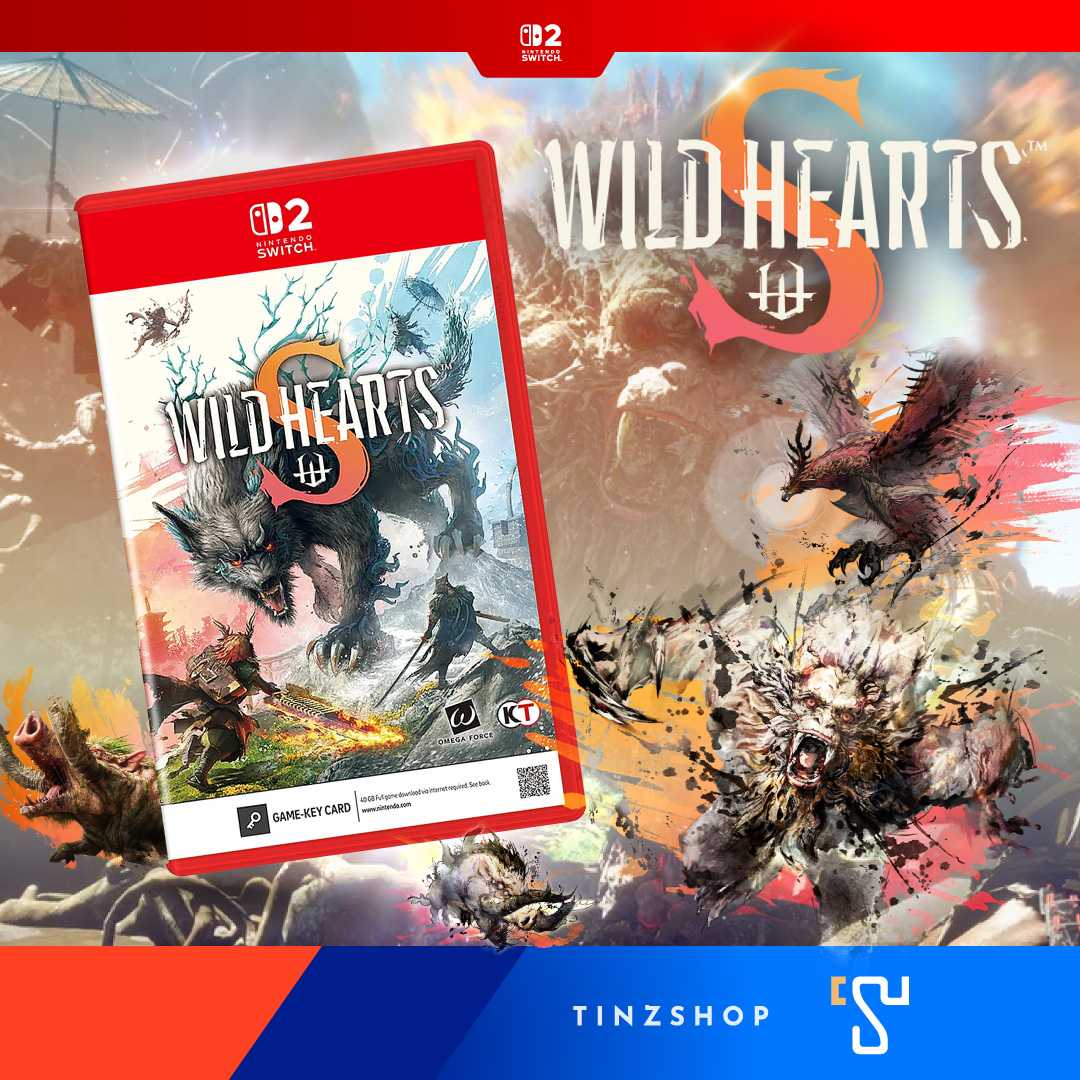 [เกมใหม่ พร้อมส่ง] Nintendo Switch 2 Game Wild Hearts S [Game-key Card] เกม Switch2 Zone Asia