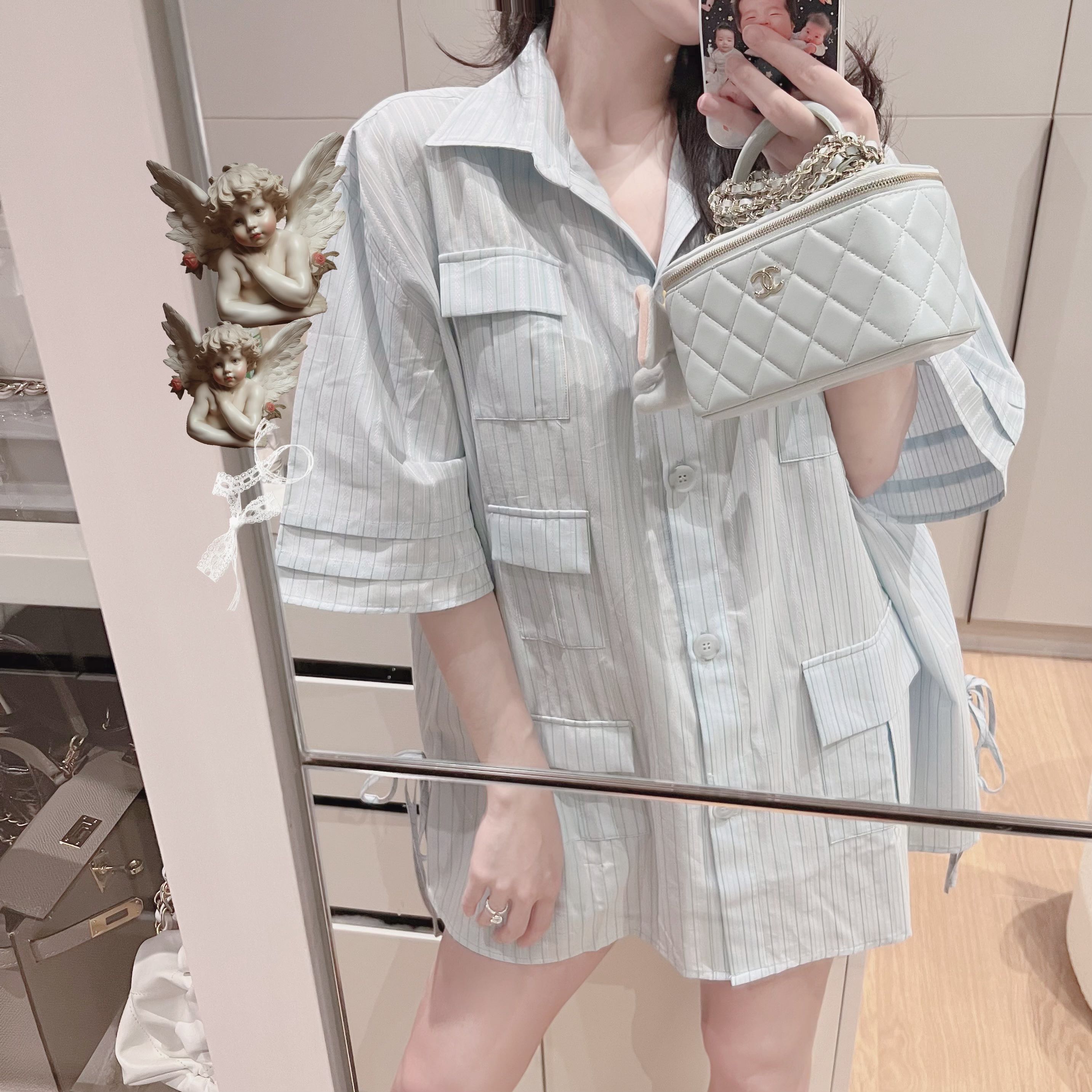 Triplets shirt dress 