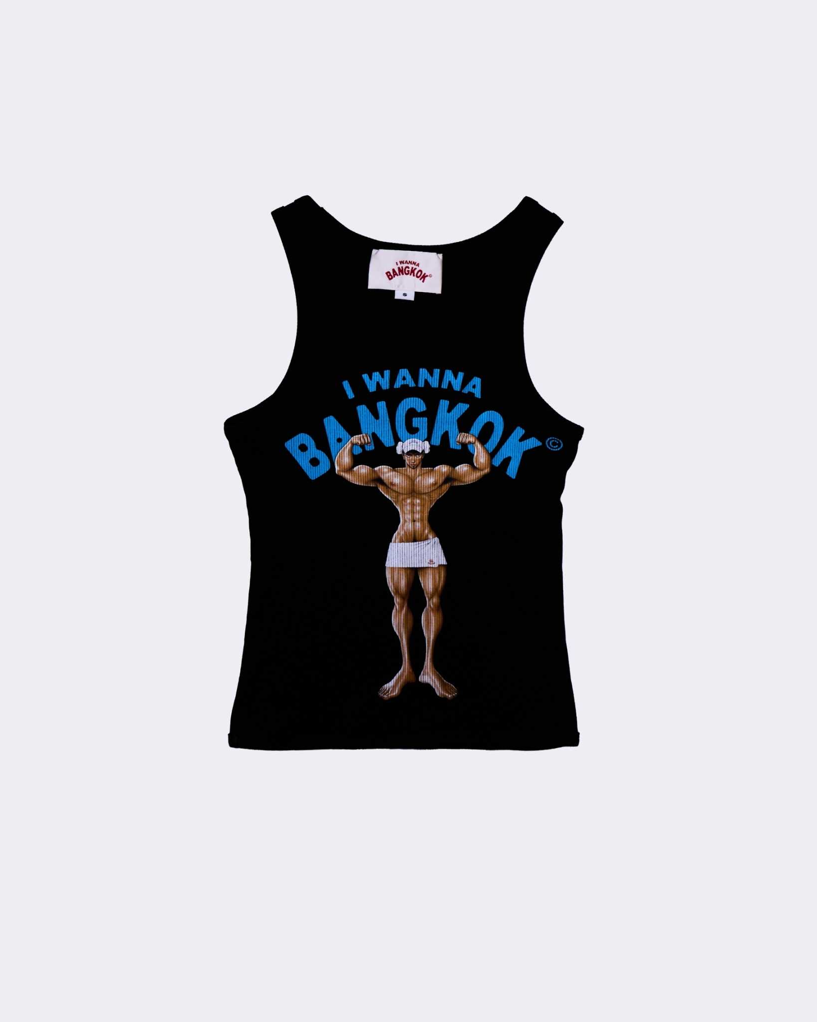 Black Sauna Boy Tank Top