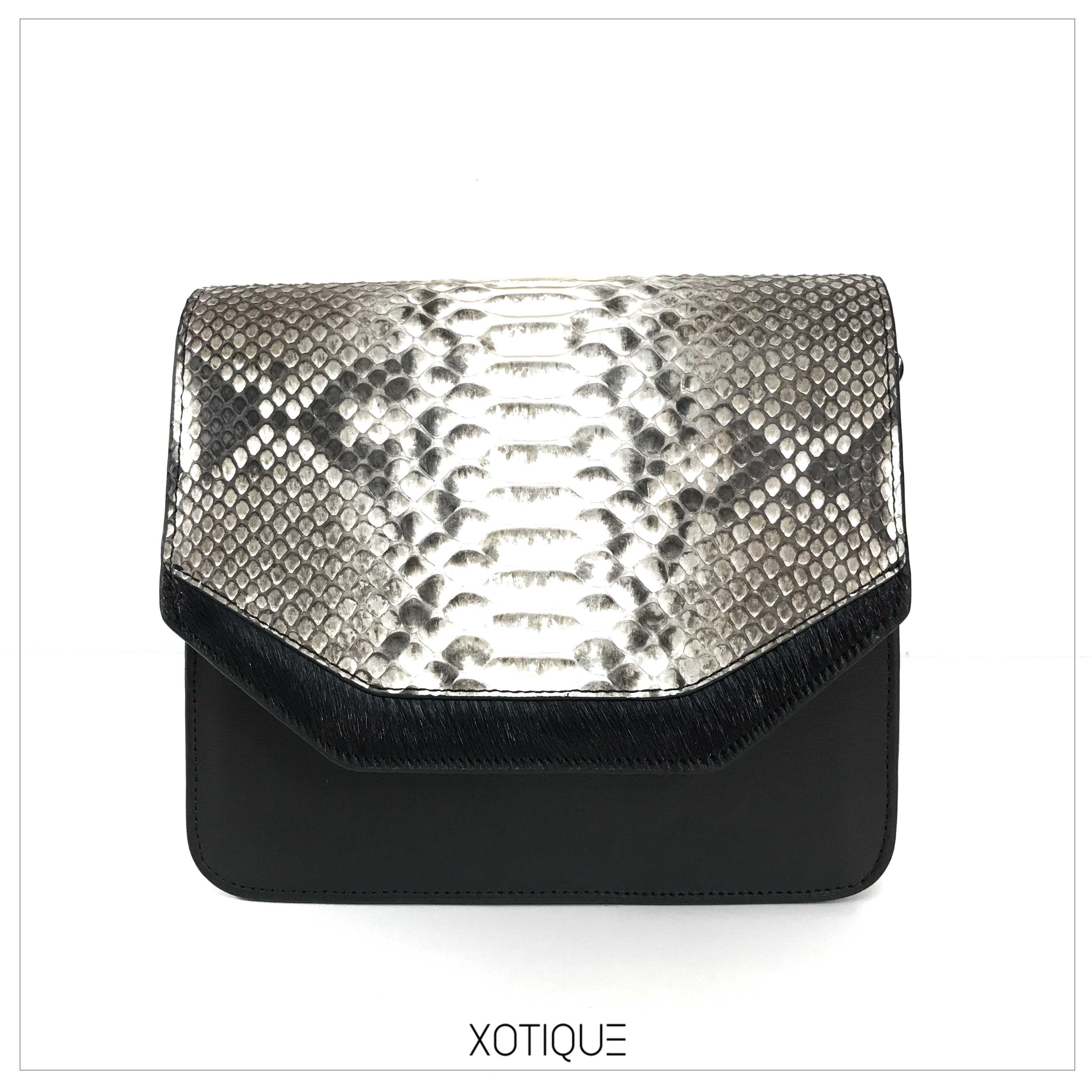 Xotique Crossbody Bag Natural Python Classic