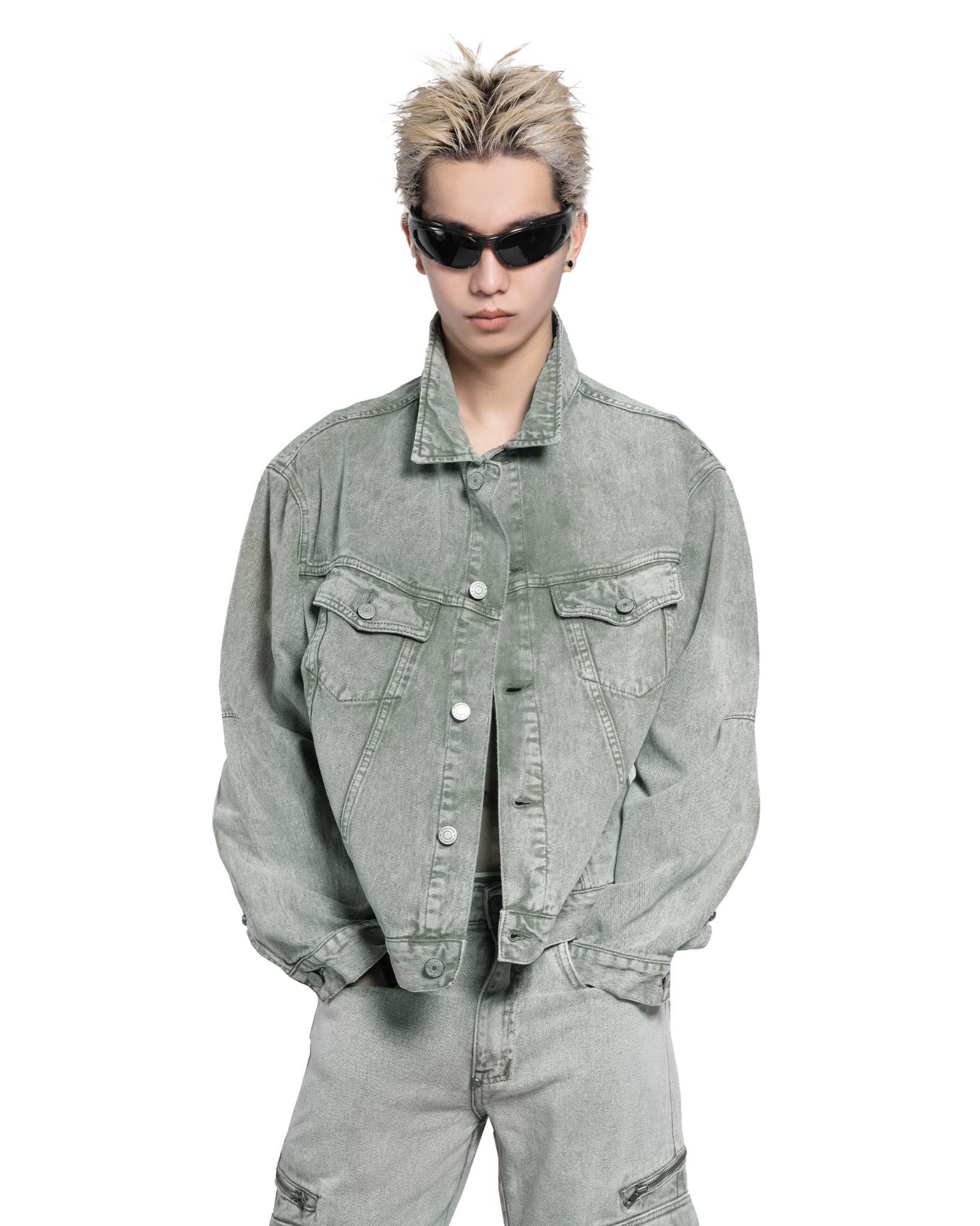 ALCYUS - A24 WIDE JACKET (Smoke Olive)