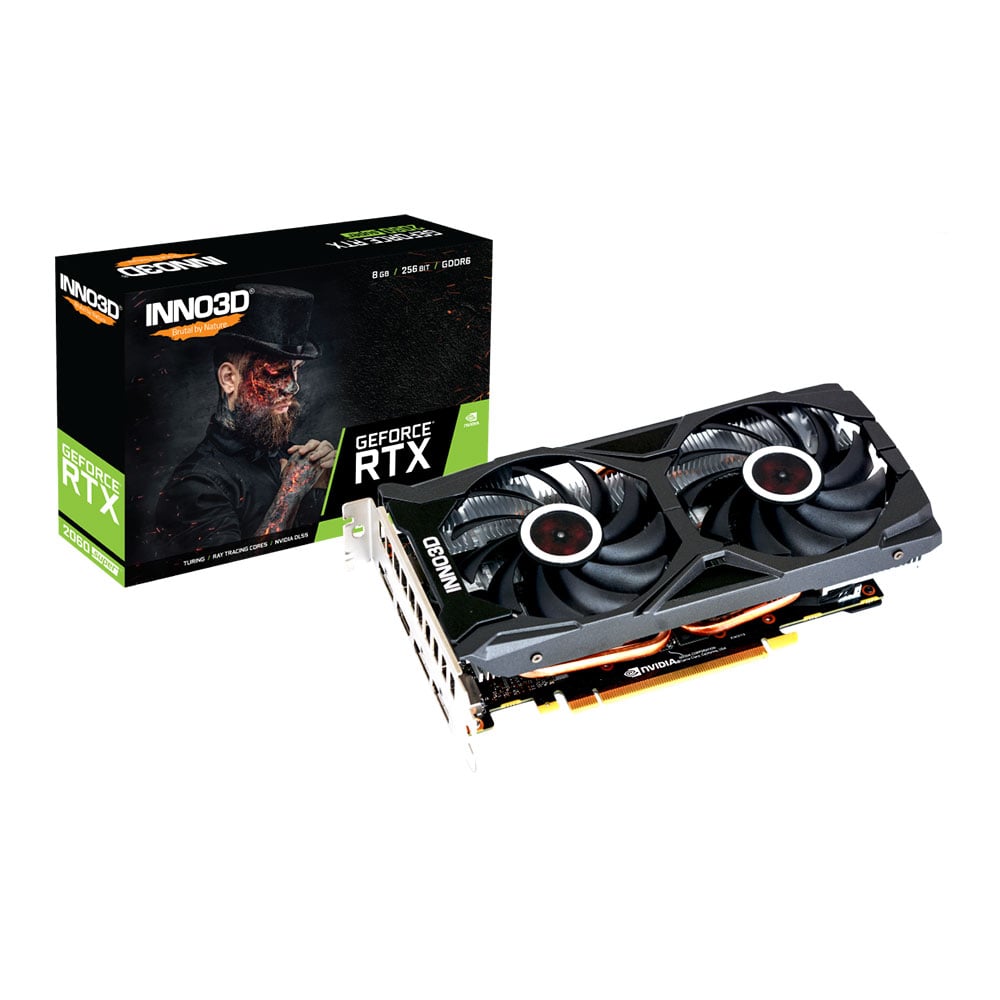 VGA (การ์ดแสดงผล) INNO3D GEFORCE RTX 2060 SUPER TWIN X2 OC - 8GB GDDR6