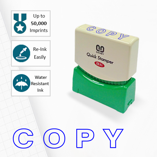 SANBY ตรายางสำเร็จรูป หมึกในตัว รุ่น QUICK STAMPER (S) C17U [COPY]