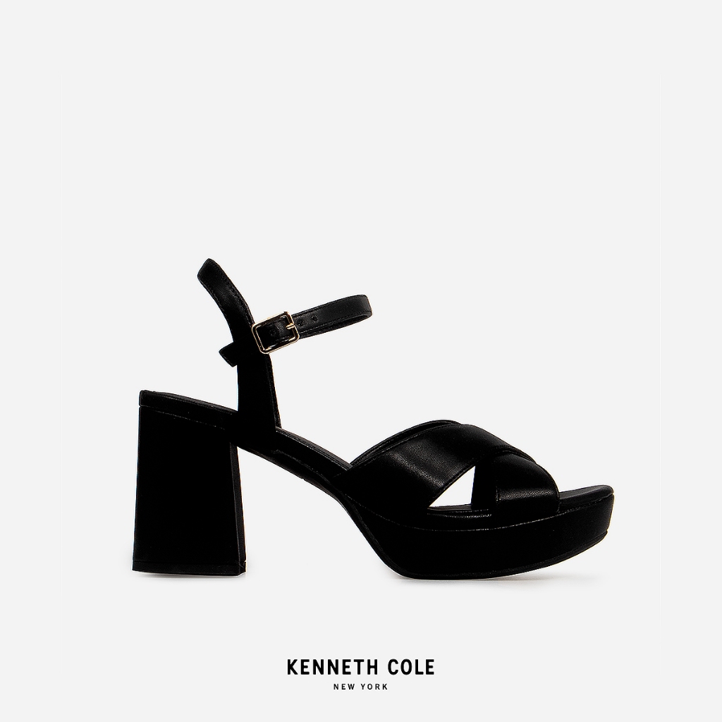 KENNETH COLE รองเท้าส้นสูงผู้หญิง รุ่น REEVA PLATFORM BLACK สีดำ ( HEL - RL22REE00-001 )