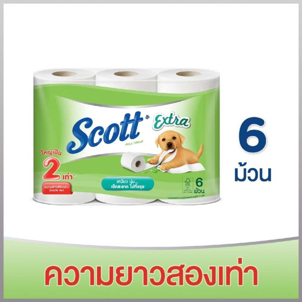 สก็อต เอ็กซ์ตร้า ความยาว2เท่า 6ม้วน