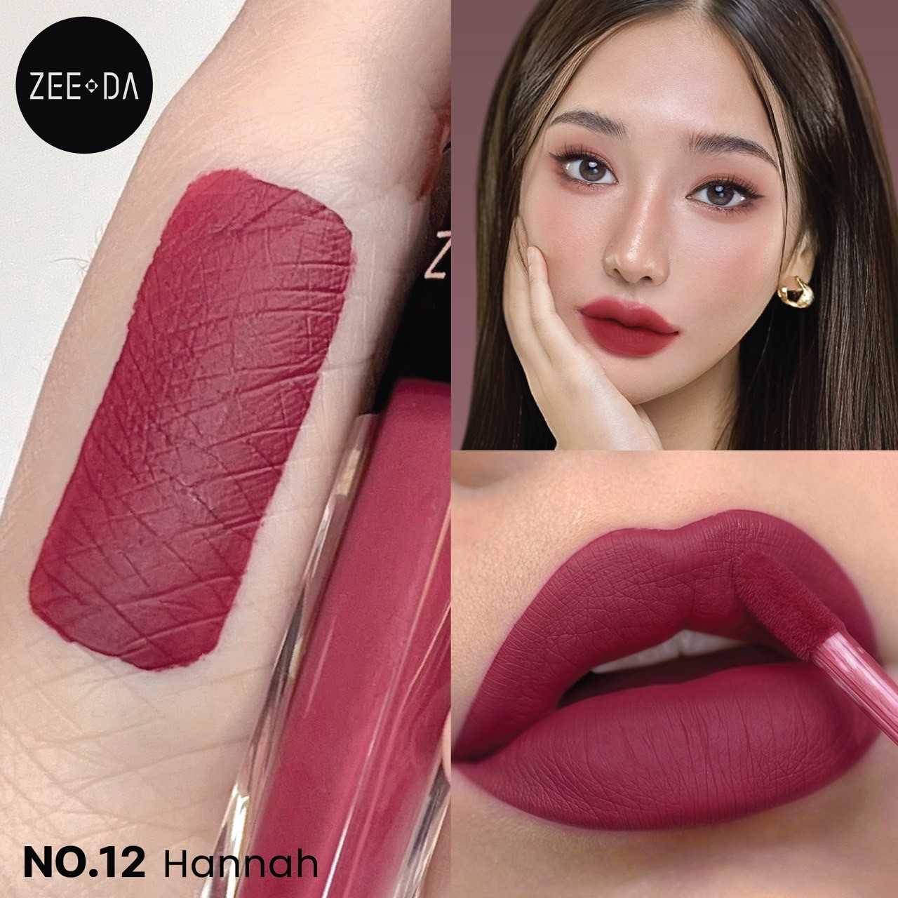 Zeeda #12 สีแดงมะเหมี่ยว (Hannah)