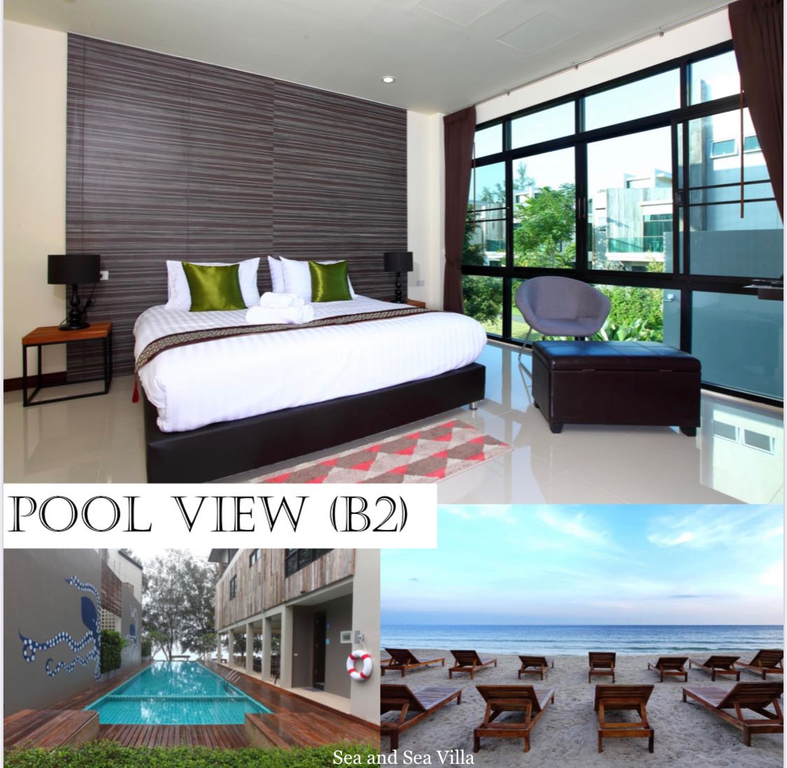 POOL VIEW (queen bed) (WEEKDAY)