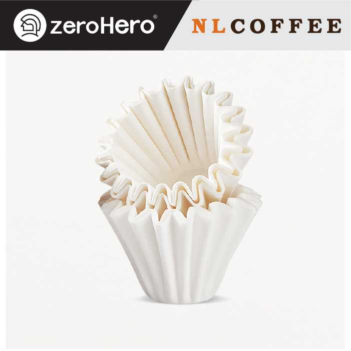 กระดาษกรองกาแฟทรงเวฟ ZeroHero Cake Filter