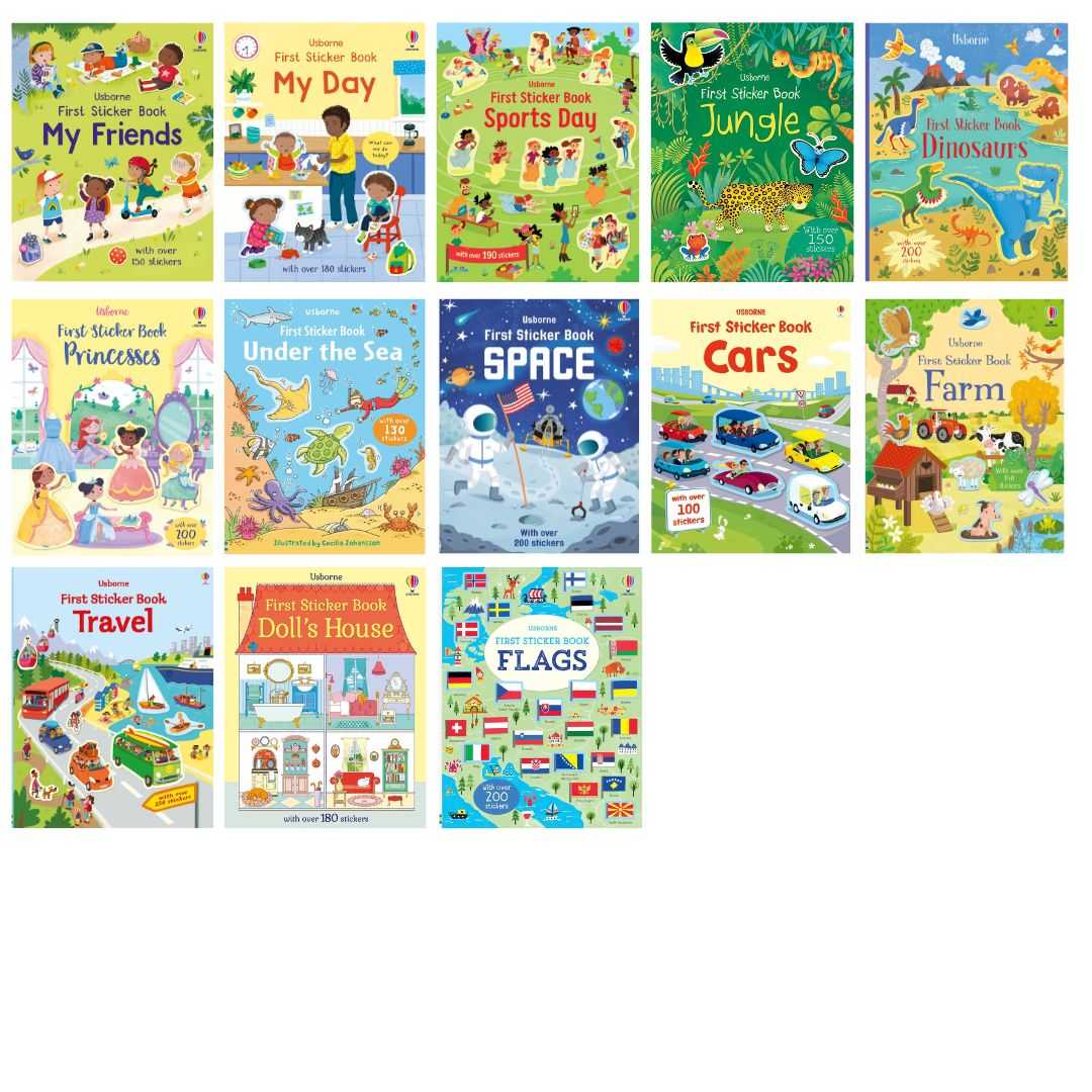 Usborne: Sticker Book Series