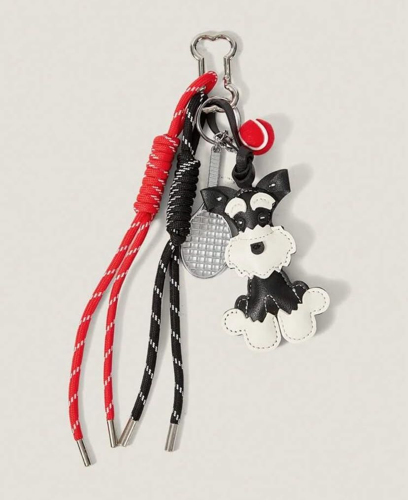 Puppy x tennis keychain [Preorder] 