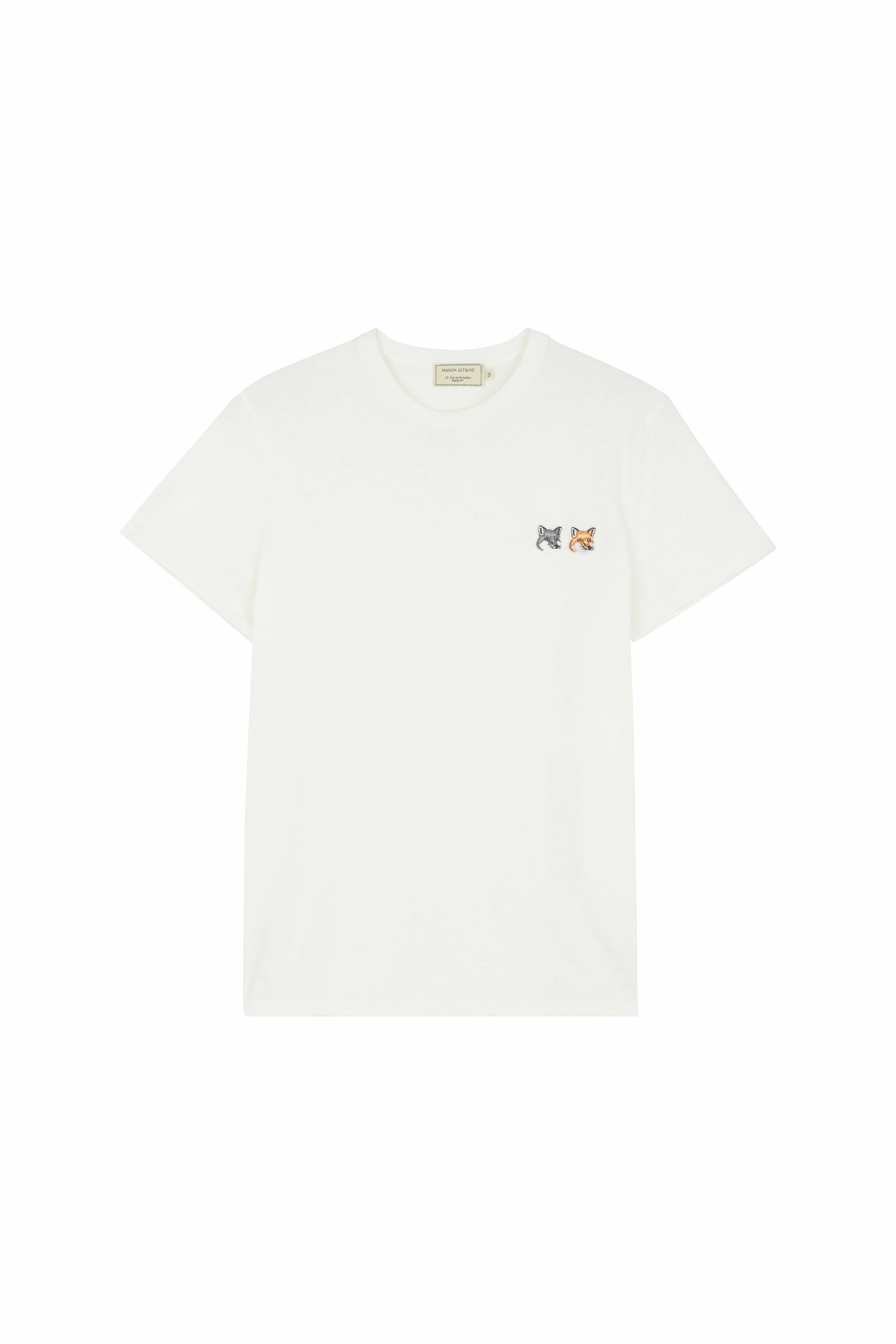 DOUBLE FOX HEAD PATCH CLASSIC TEE-SHIRT - LATTE