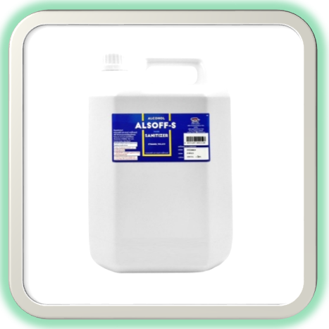 🚑ALSOFF-S ALCOHOL 70%🚑 แอลซอฟฟ์ แอลกอฮอล์ 70% ขนาด 5000 มิลลิลิตร
