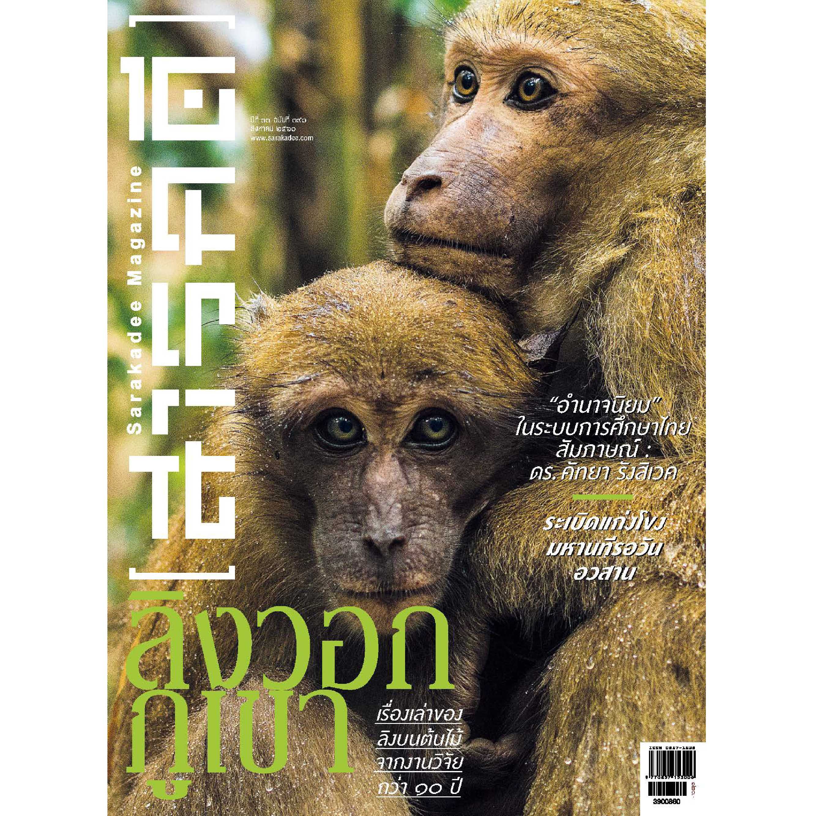 นิตยสารสารคดี ฉบับ 390 ลิงวอกภูเขา