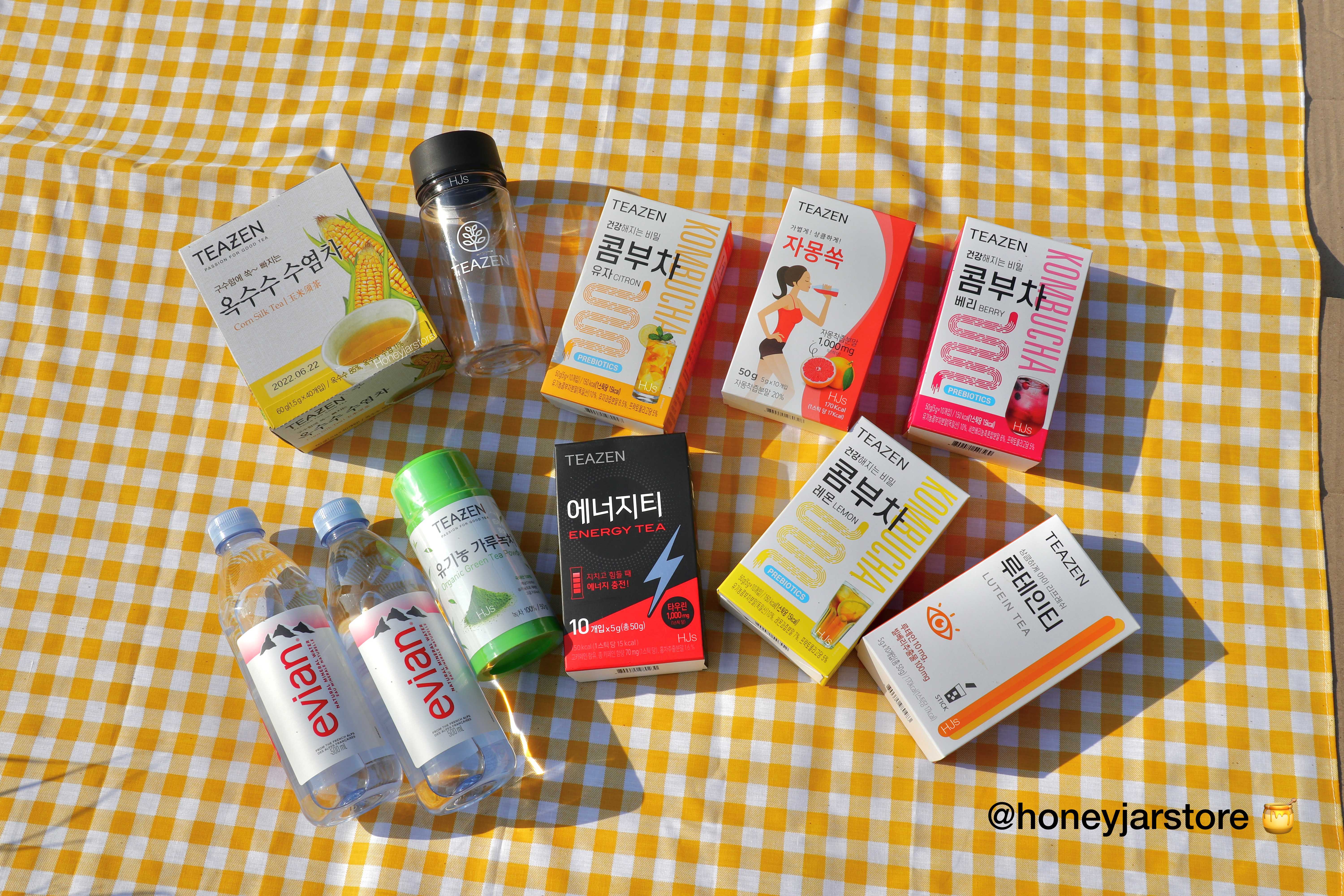 [พร้อมส่ง/แบ่งขาย] ชาTeazen แบ่งขาย เซ็ต 3 ซอง มี Kombucha คอมบูชา ลูทีน ชาจามง เอเนอร์จี้