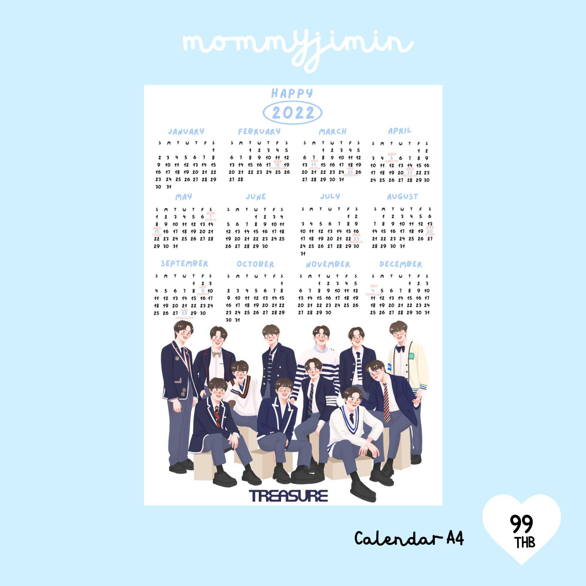 Calendar 2022 TS by mommyjiminn