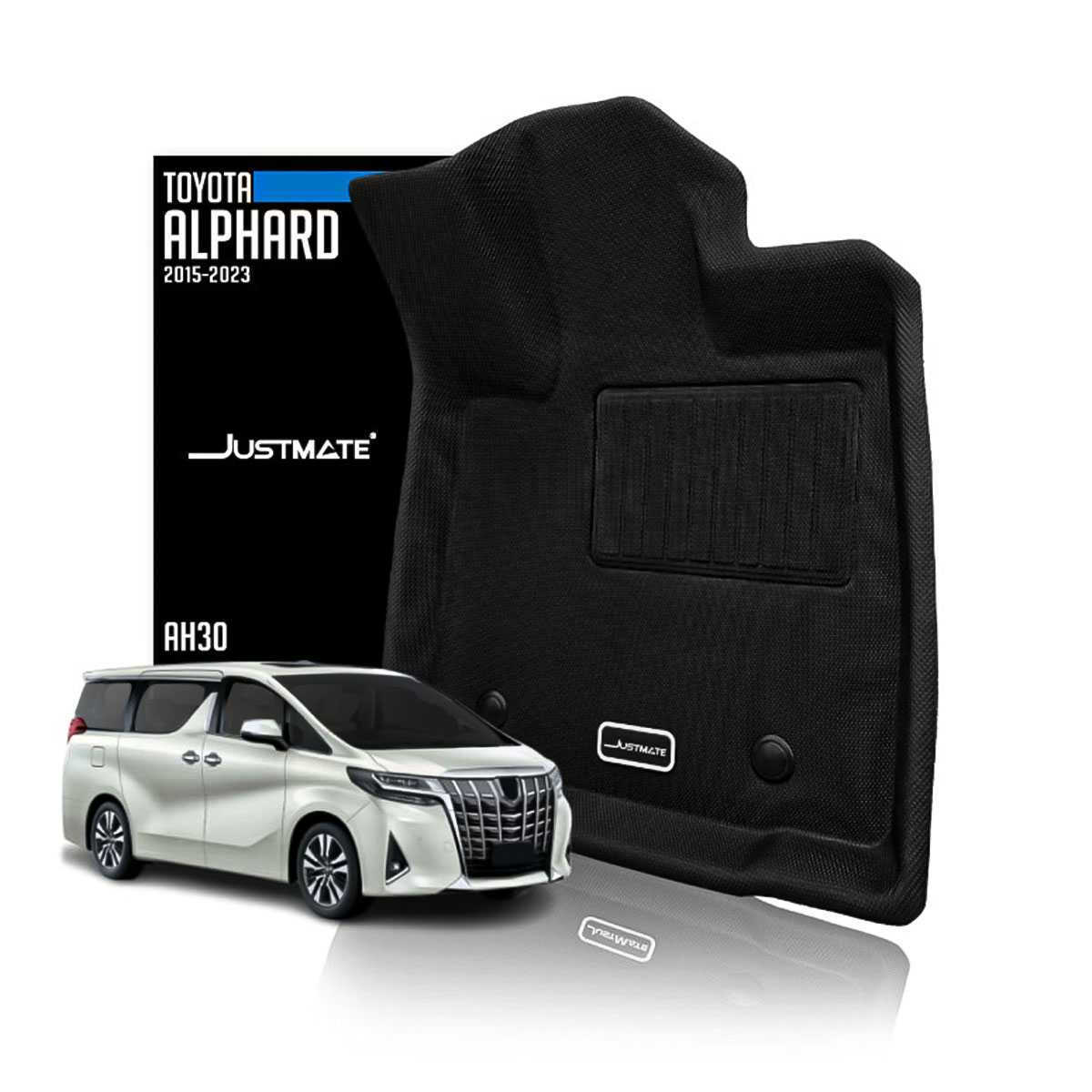 [JUSTMATE] TOYOTA พรมปูพื้นรถยนต์ ALPHARD AH30 2015 - 2023