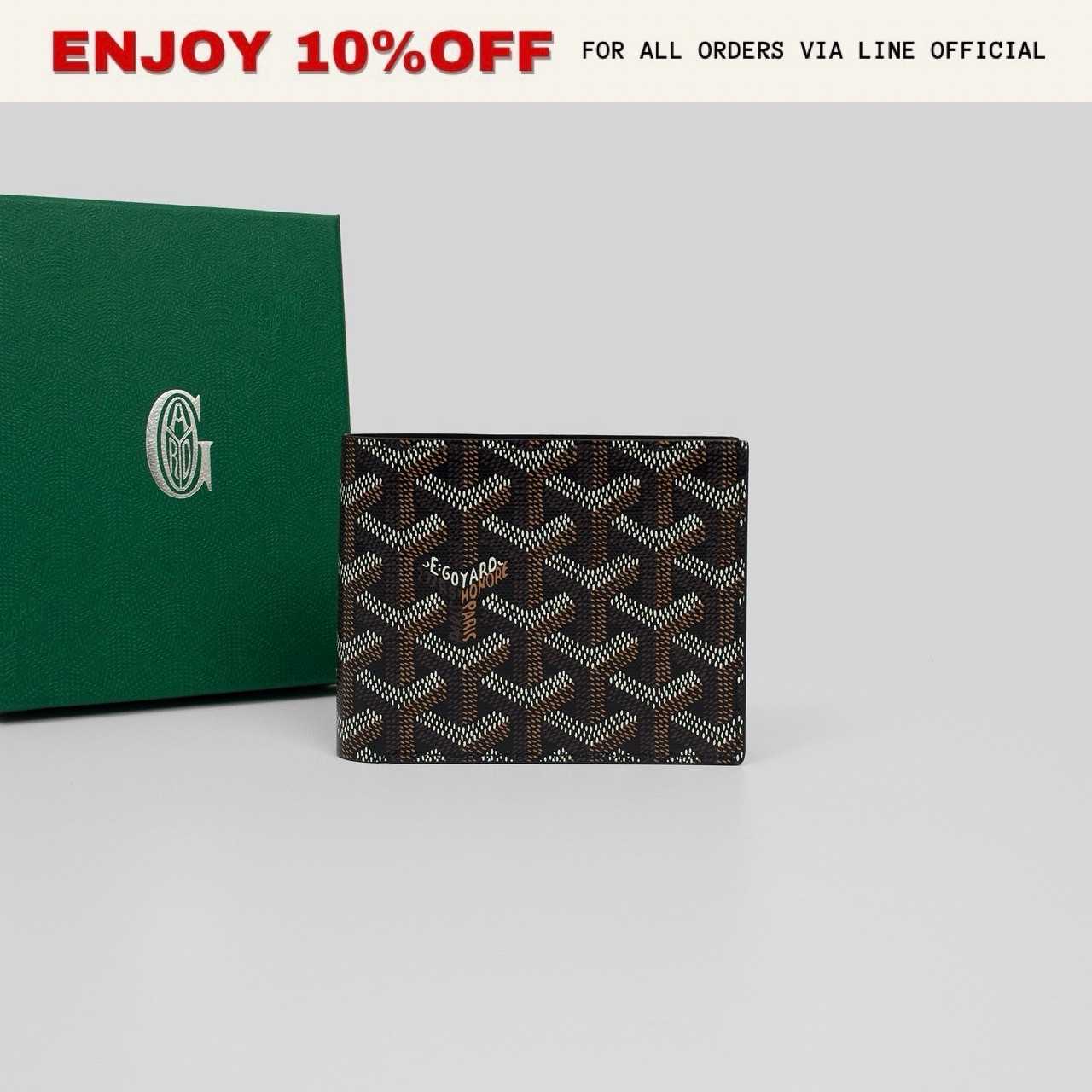 NEW! GOYARD Victoire Wallet สี Black | Bag