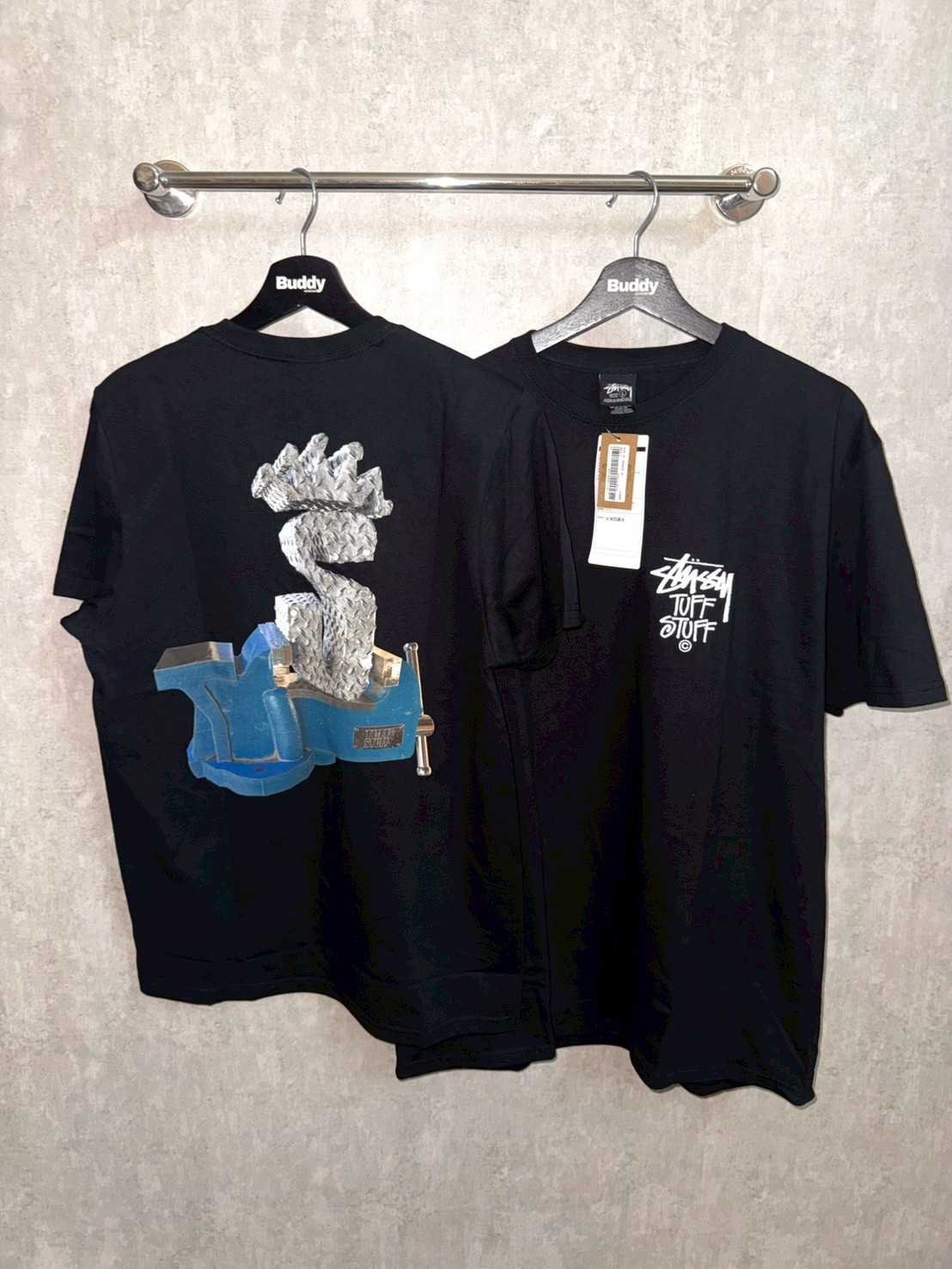 Stussy TUFF STUFF TEE Black