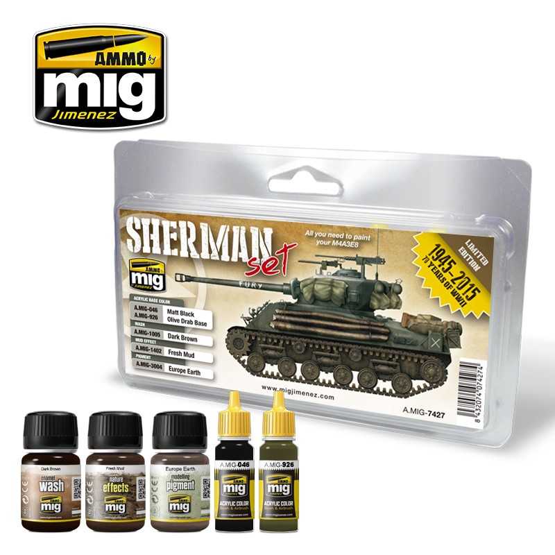 AMIG7427 FURY SHERMAN SET