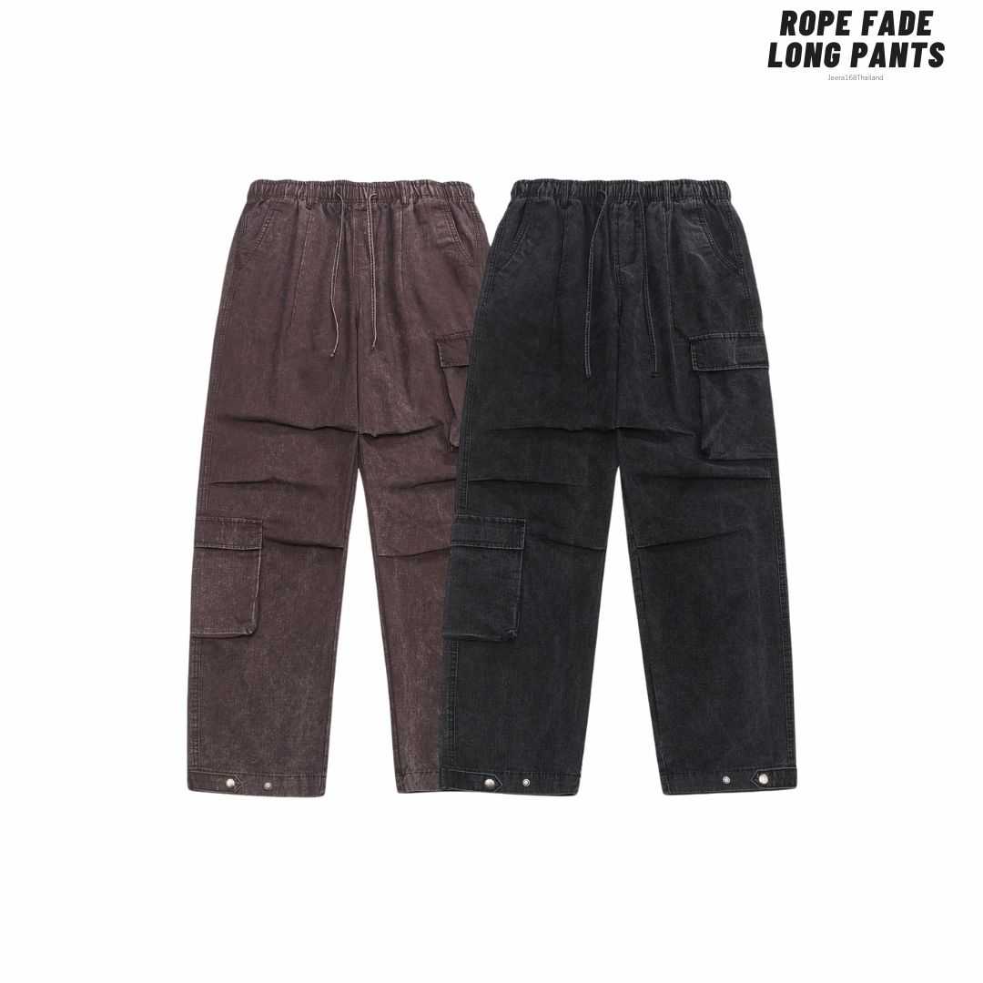 Jeera168 | Rope fade Long pants (พรีออเดอร์)