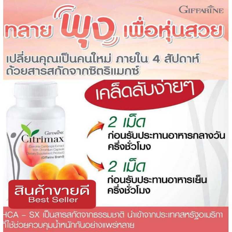 ซิตริแมกซ์ กิฟฟารีน ทางเลือกเพื่อความเฟิร์มกระชับ ลดพุง