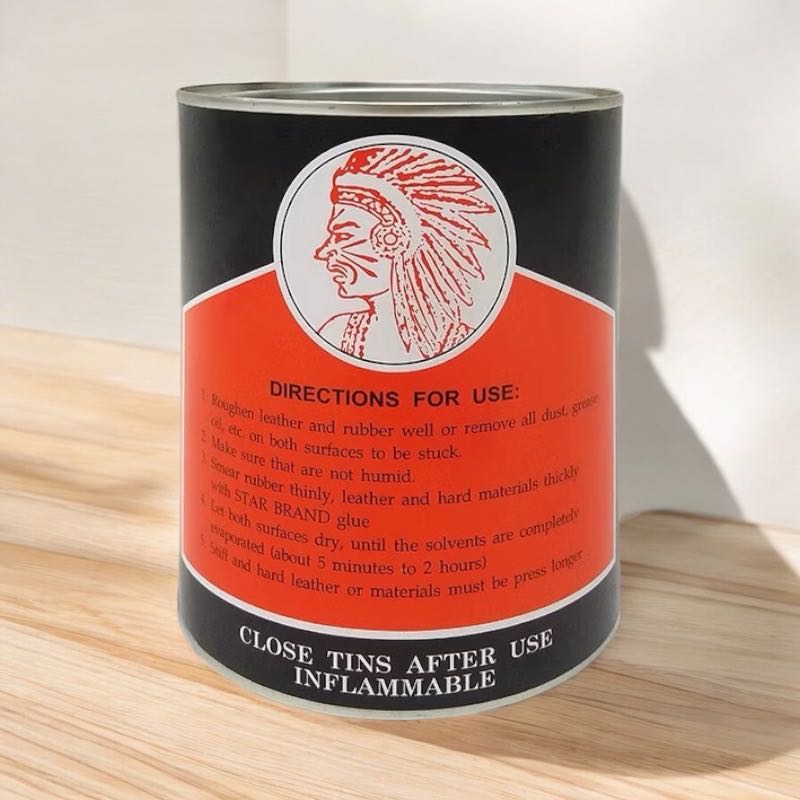 กาวเหลือง อเนกประสงค์ สำหรับทาหนังแท้ ยี่ห้อ Apache Red อาปาเช่ ฉลากแดง ขนาด 700 กรัม