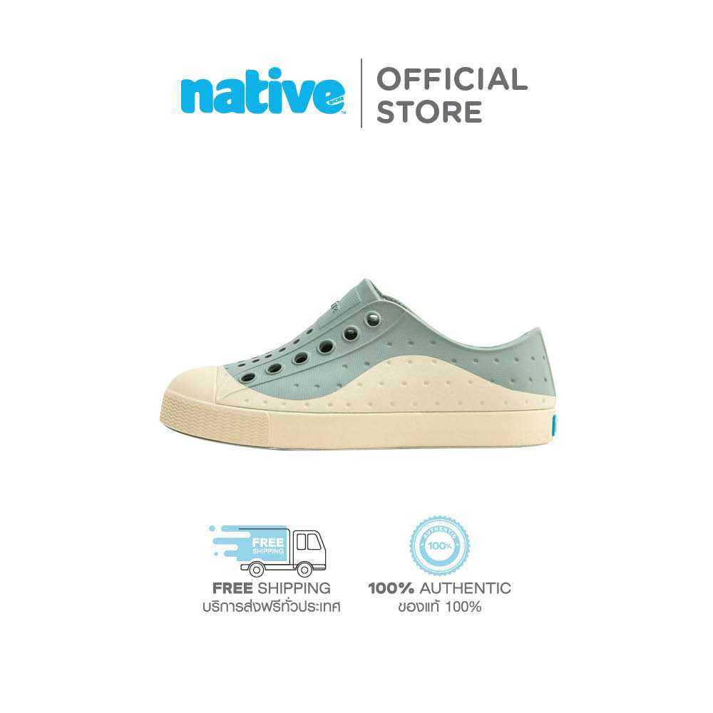 Native รองเท้ากันน้ำเด็กเล็ก EVA รุ่น Jefferson Roam Relax Green/Bone White