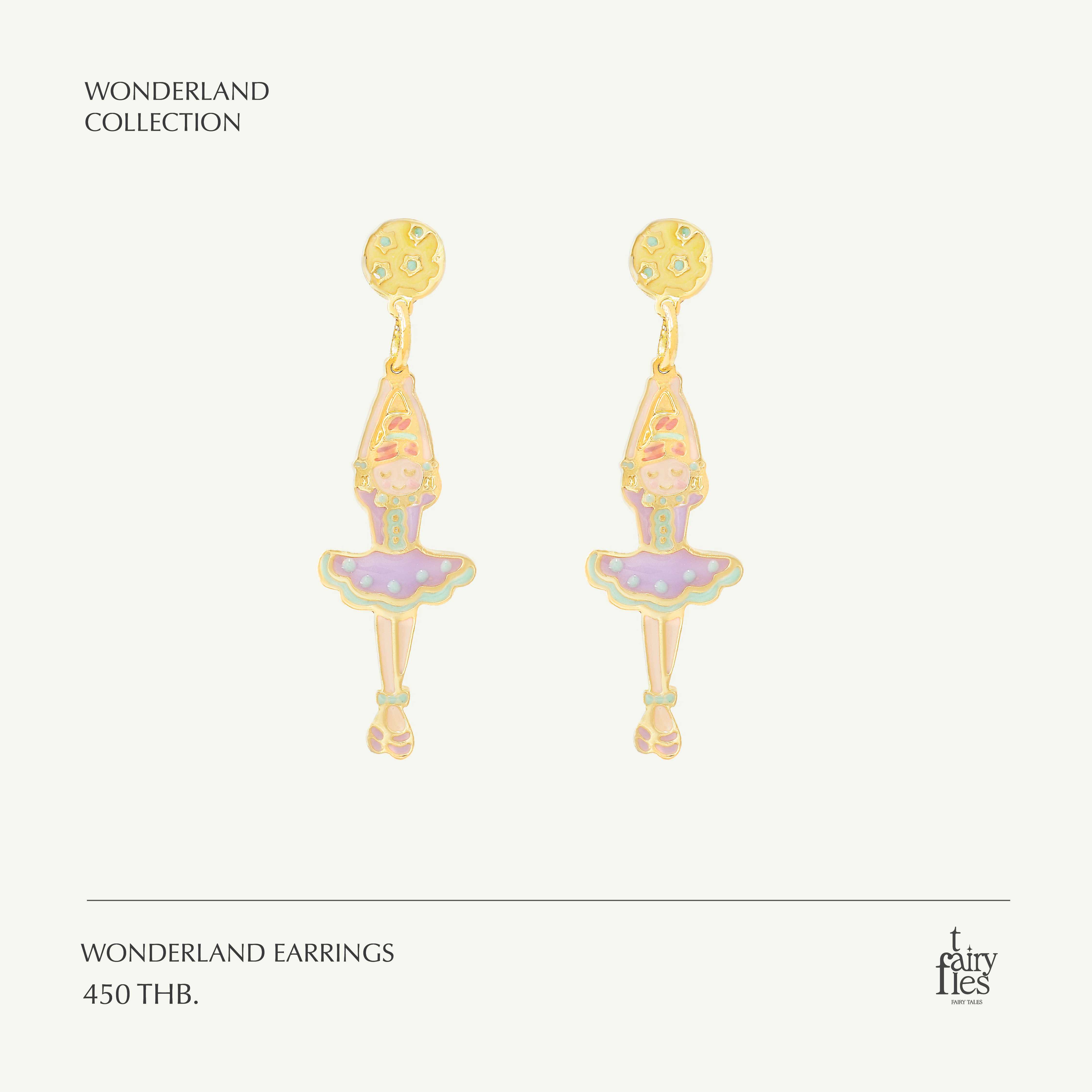 Wonderland Earrings/มนุษย์เริงระบำ