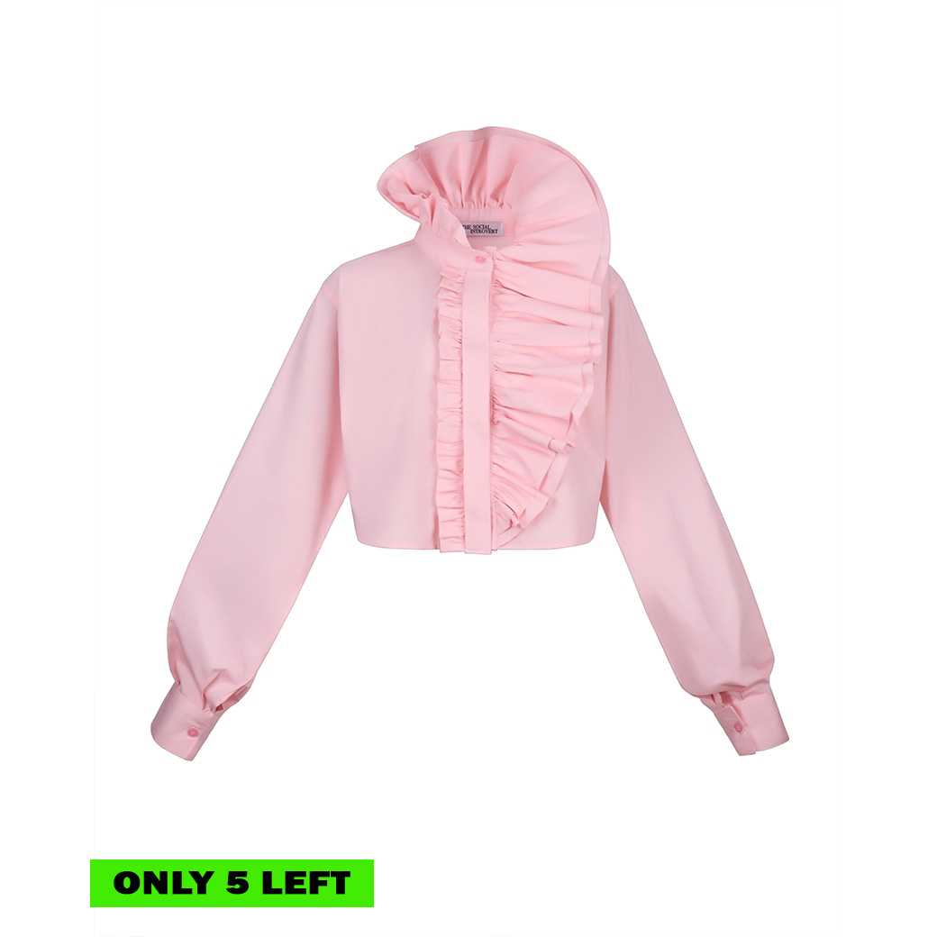 GISELLE CROP SHIRT – PINK