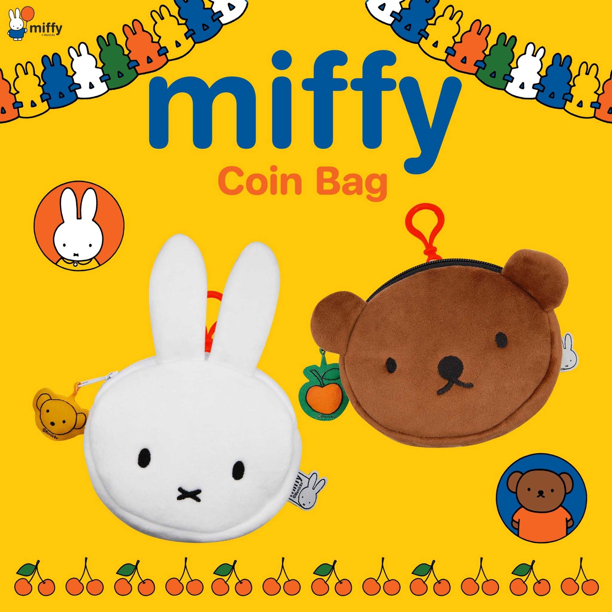 Keychain Miffy & Boris Coin Bag