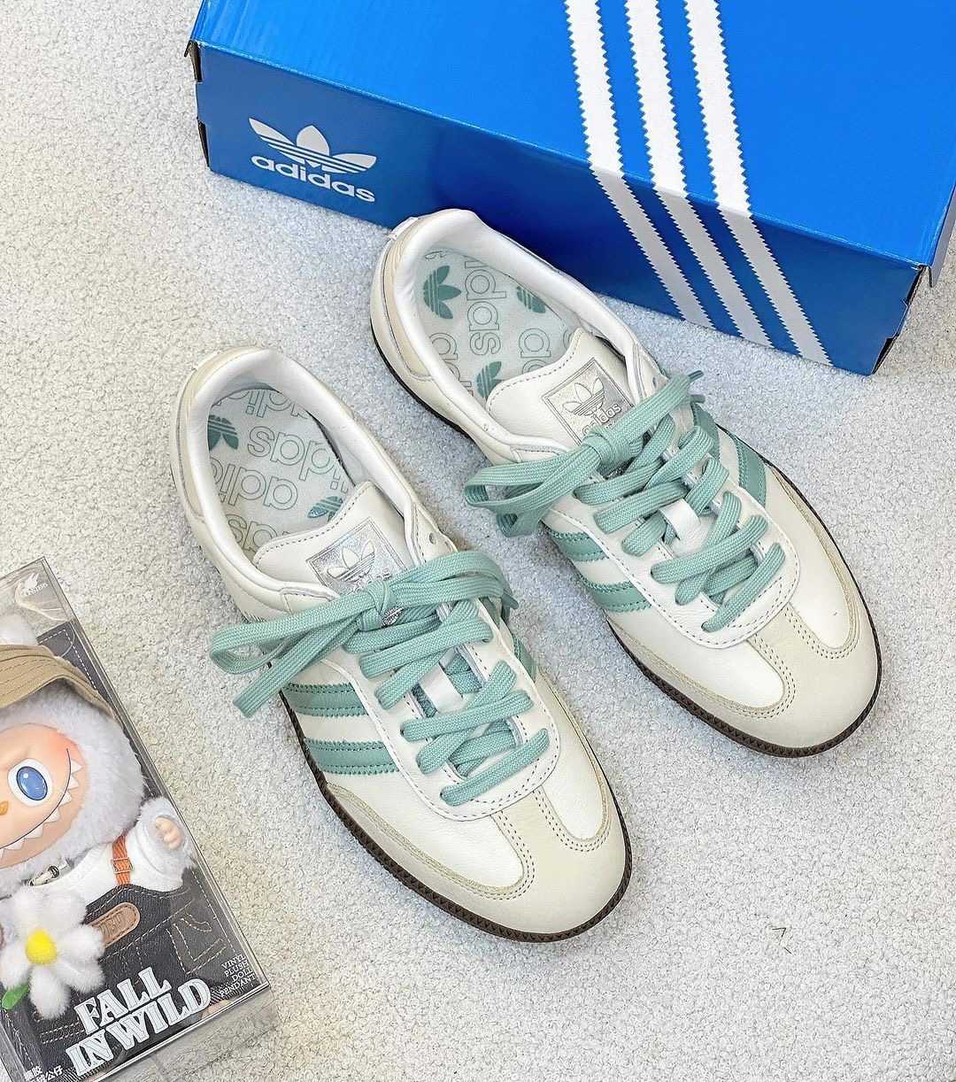 (พร้อมส่ง) Adidas Samba OG Hazy Green