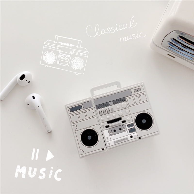 ♥ เคส Airpods : วิทยุสีเทา ( พร้อมส่งเฉพาะรุ่น 1,2 )