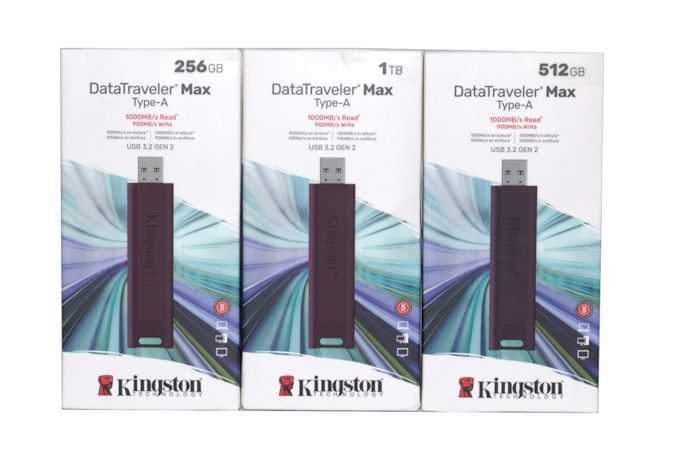 Kingston DataTraveler Max USB 3.2 Gen 2 Type-A Flash Drive 256GB I 512GB I 1TB (DTMAXA)