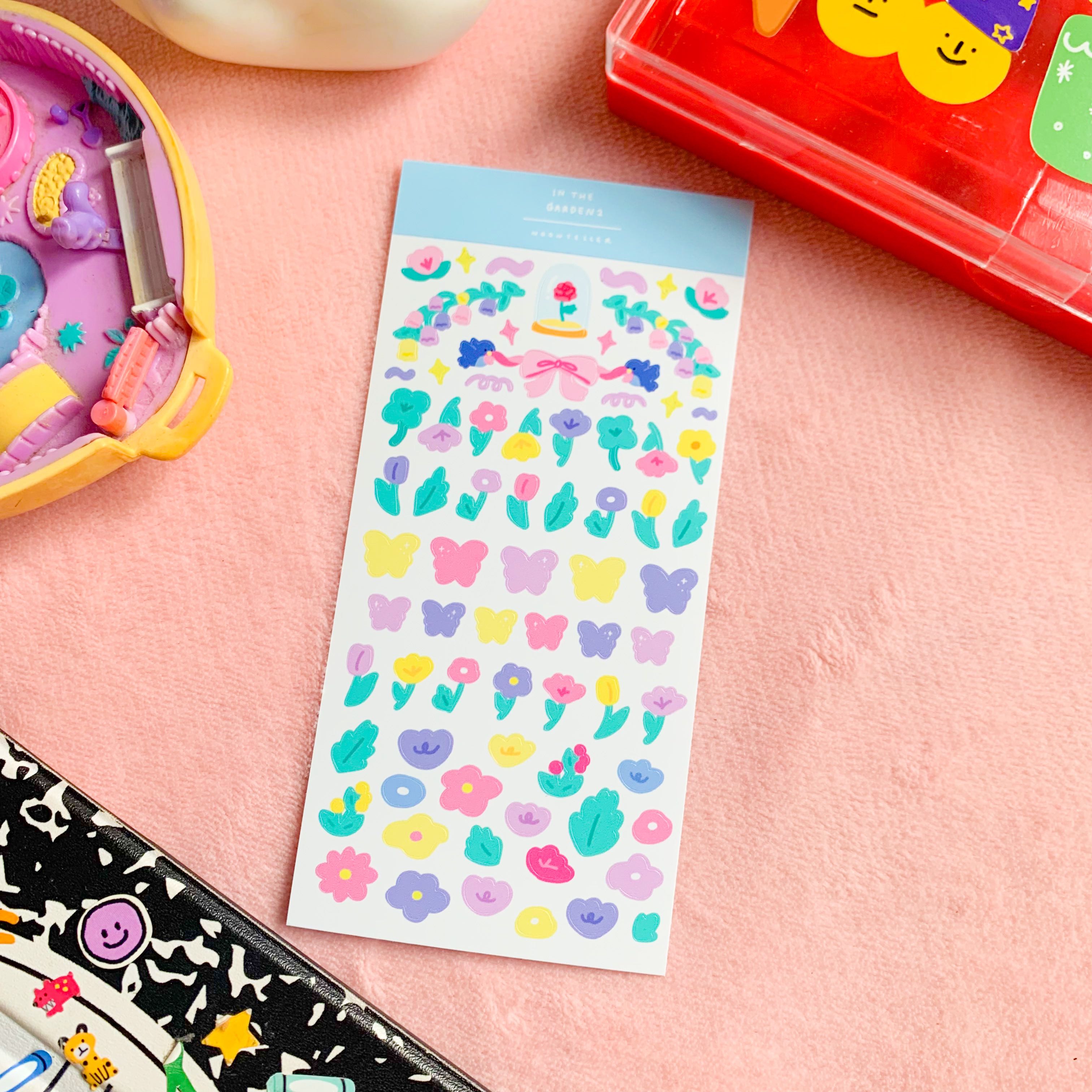 Diecut Sticker : สติกเกอร์ไดคัท flower