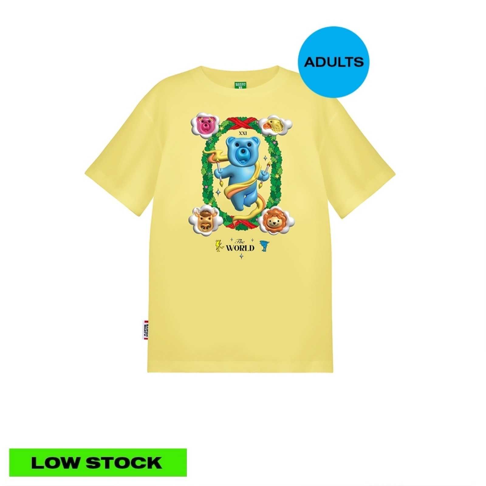 (DROP 2) THE WORLD – YELLOW (ADULTS) (SIZE S, XXL พร้อมส่ง/ SIZE L, XL PRE-ORDER พร้อมส่ง 9 ก.ค.)