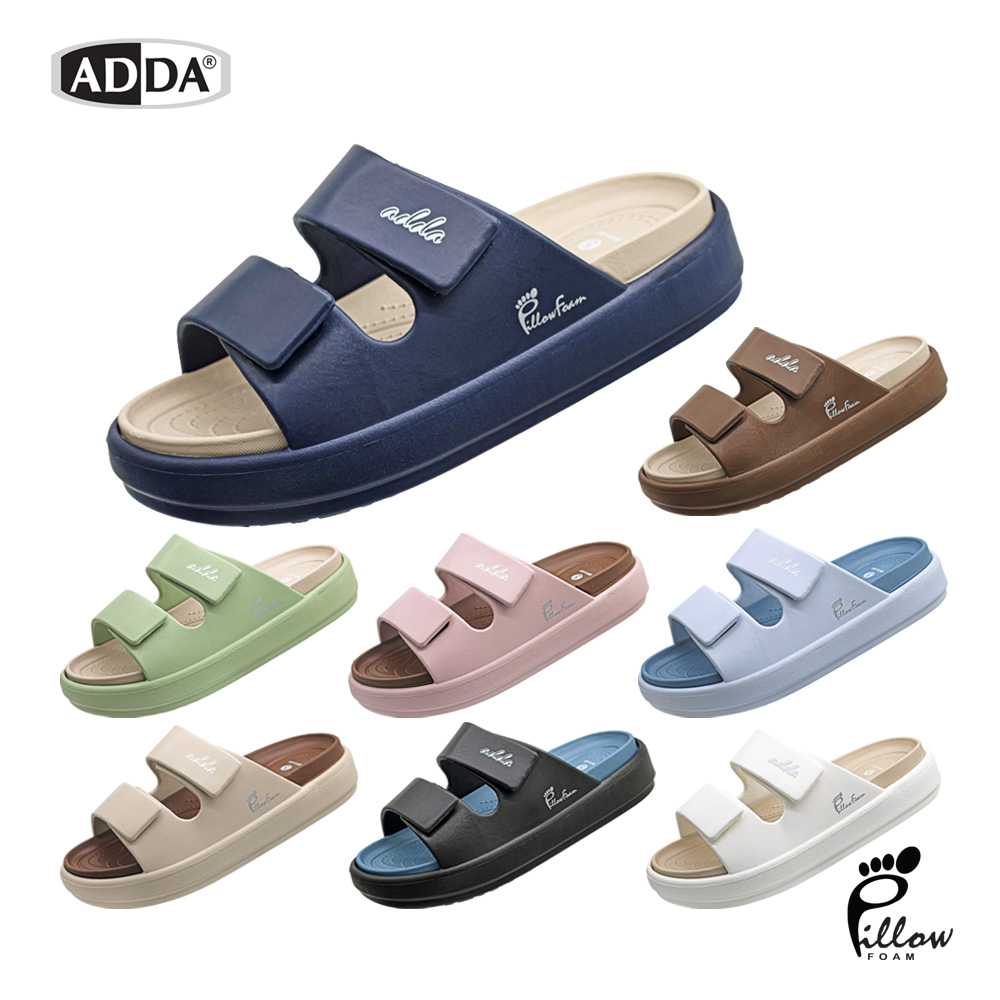 ADDA Pillow Foam รองเท้าแตะ รองเท้าลำลอง แบบสวม สำหรับผู้หญิง รุ่น 5PF11W1 (ไซส์ 4-7)