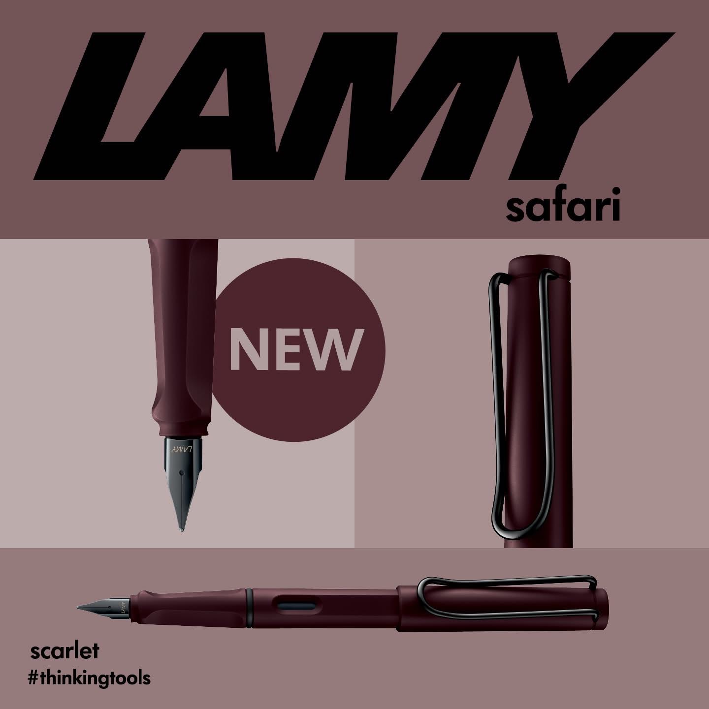 LAMY Safari Scarlet 2025