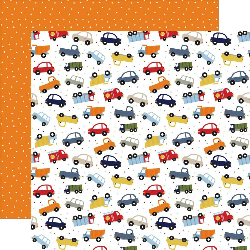 กระดาษ สแคร็ปบุค : Traffic Jam ขนาด 12x12 นิ้ว