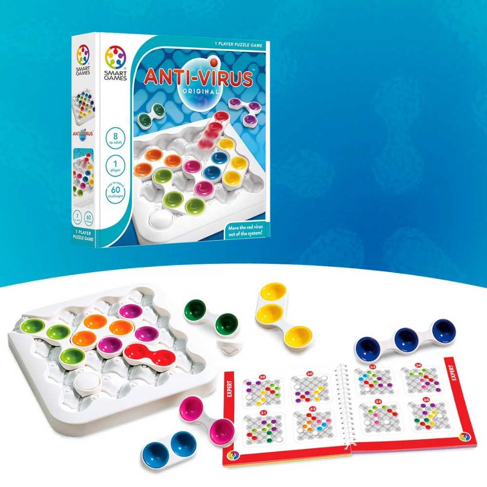 SMART GAMES, Anti Virus ของเล่นฝึกสมอง สำหรับ 8 ปี+ ลิขสิทธิ์แท้เบลเยียม ร้านเป็นตัวแทนในไทย
