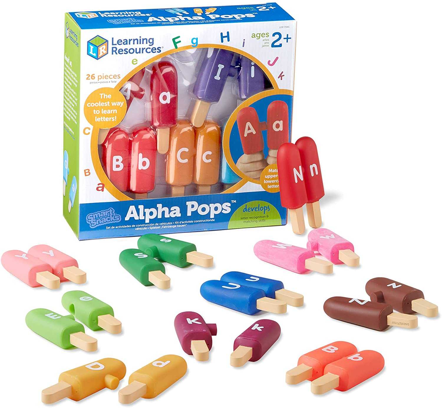 Learning Resources, Alpha Pop เสริมพัฒนาการภาษาอังกฤษ ตัวอักษร A-Z ของแท้อเมริกา ของเล่นเด็ก 2 ปี+