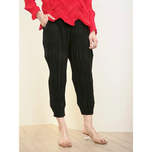 ยาว 34 นิ้ว 2MUAY รุ่น GA8847 กางเกงอัดพลีท ผ้าMatted RIPPLE PLEATED PANTS 4 สี FREE SIZE