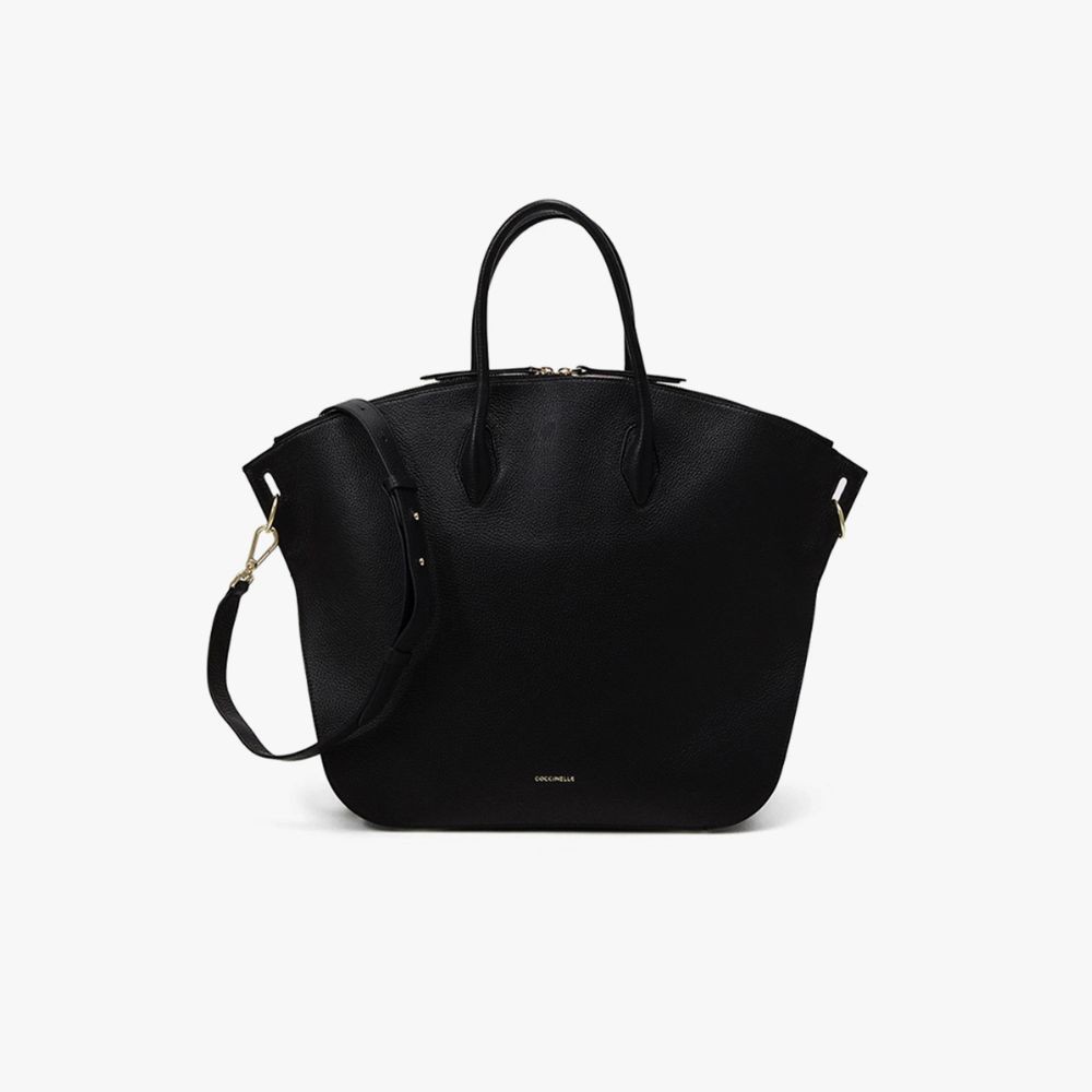 Coccinelle รุ่น Flare E1Q2K180201001 กระเป๋าถือผู้หญิง สี NOIR ขนาด 30.5X30X12 cm