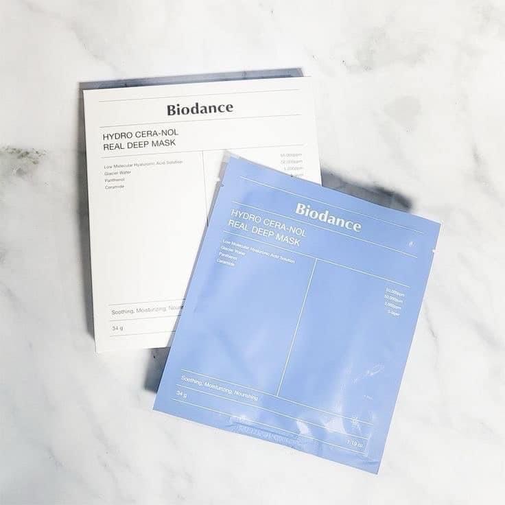 Biodance Refreshing Sea Kelp Real Deep Mask (1กล่อง/บรรจุ4แผ่น)