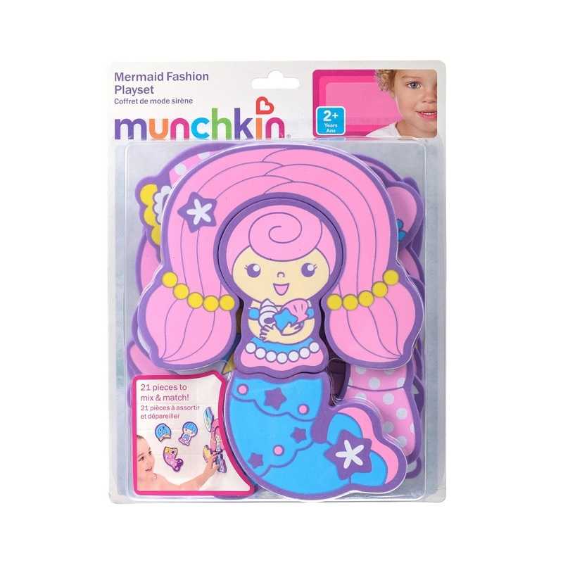 #ของเล่นในน้ำ Munckin : MNK15304# Mermaid Fashion Foam Playset
