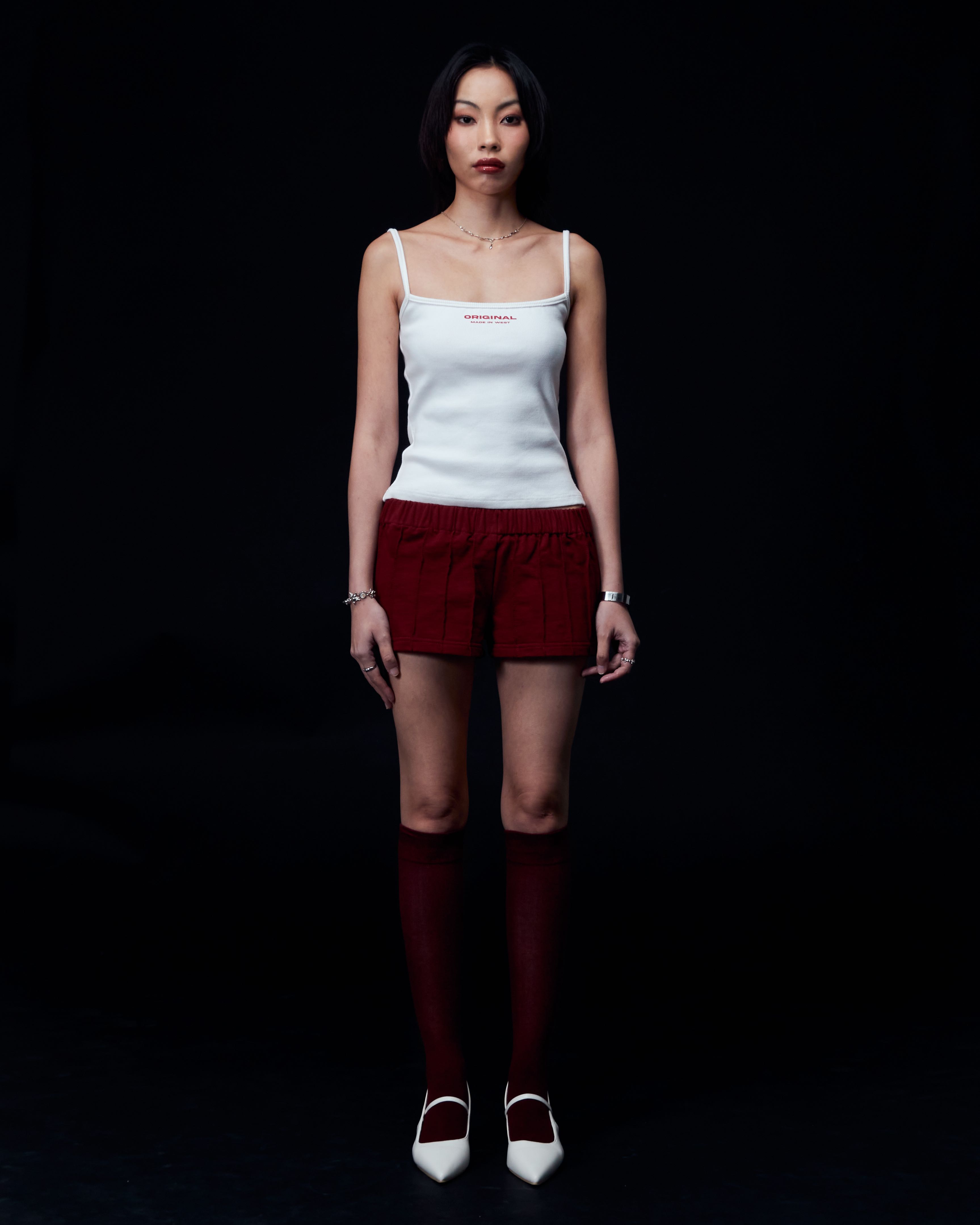 Mini shorts กางเกงยางยืดเอวต่ำ