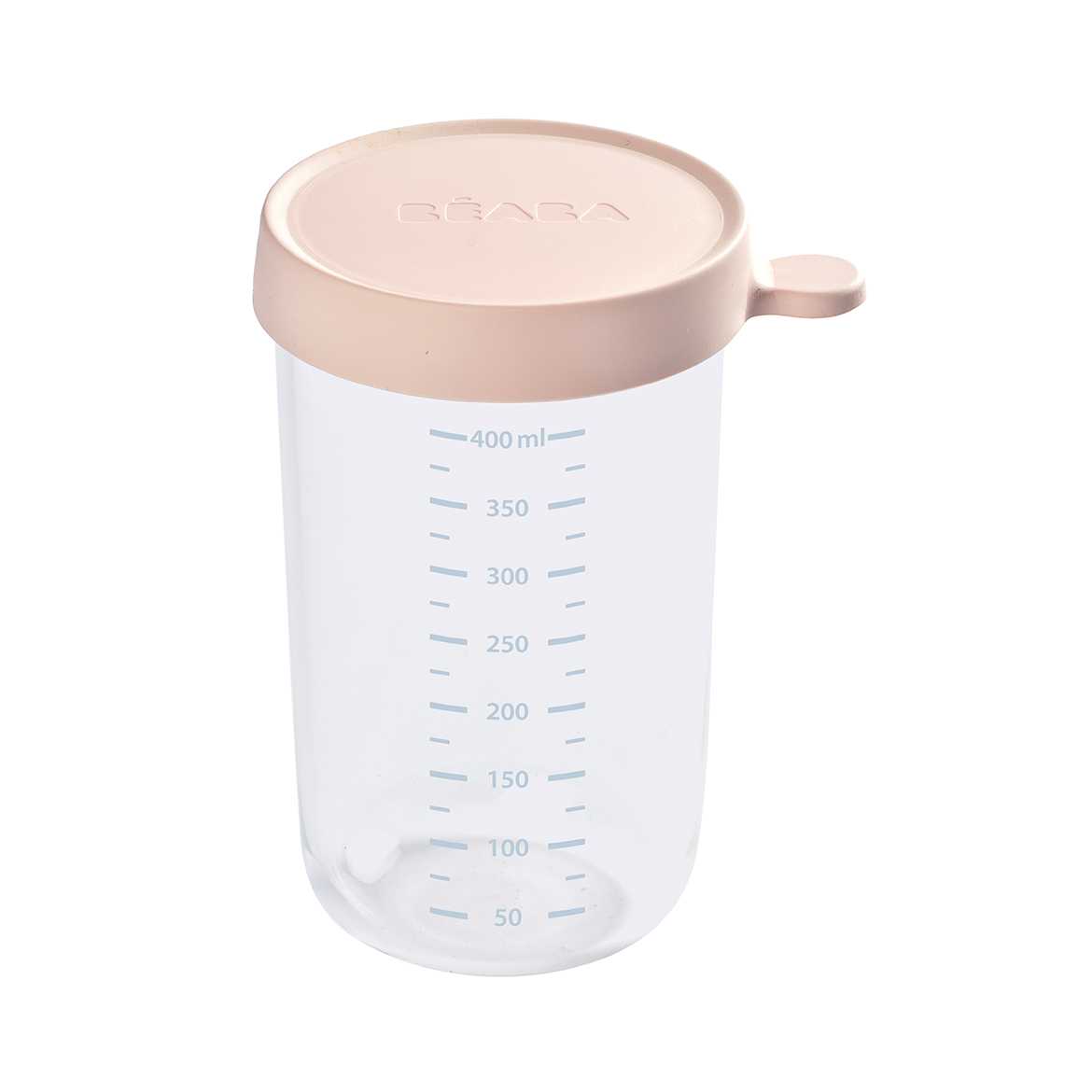 BEABA กระปุกแก้วเก็บอาหาร conservation jarin superior quality glass 400 ml - pink