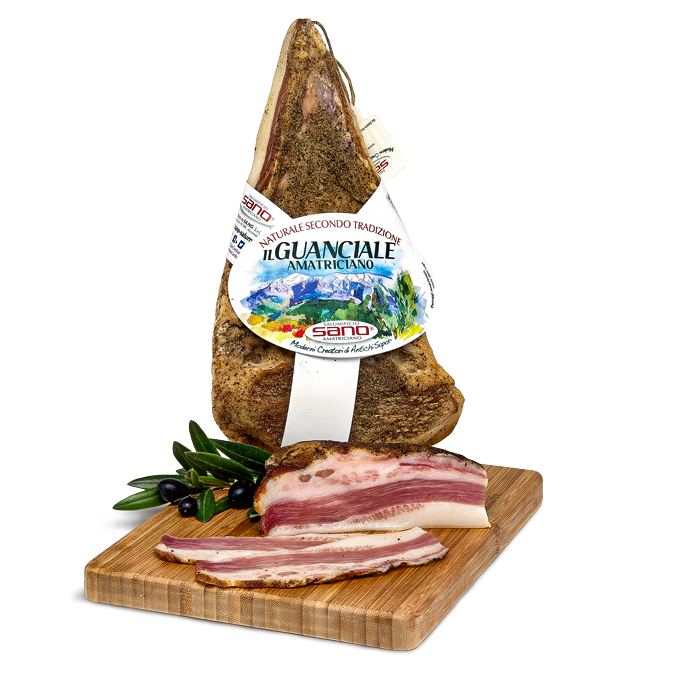 Guanciale Cured Pork Jowl Sano (Amatrice) - 200gr