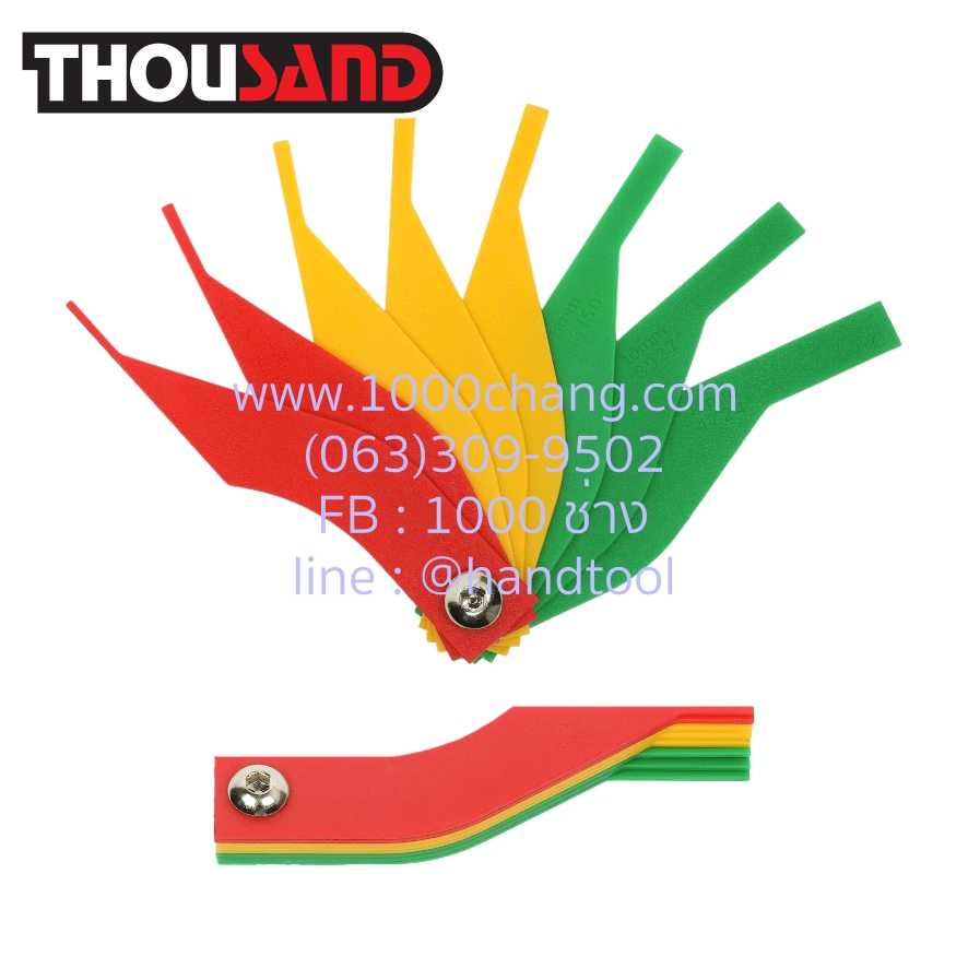 THOUSAND KS1533 เกจ์วัดความหนาผ้าเบรค 2 ~ 12 mm (วัสดุPVC)