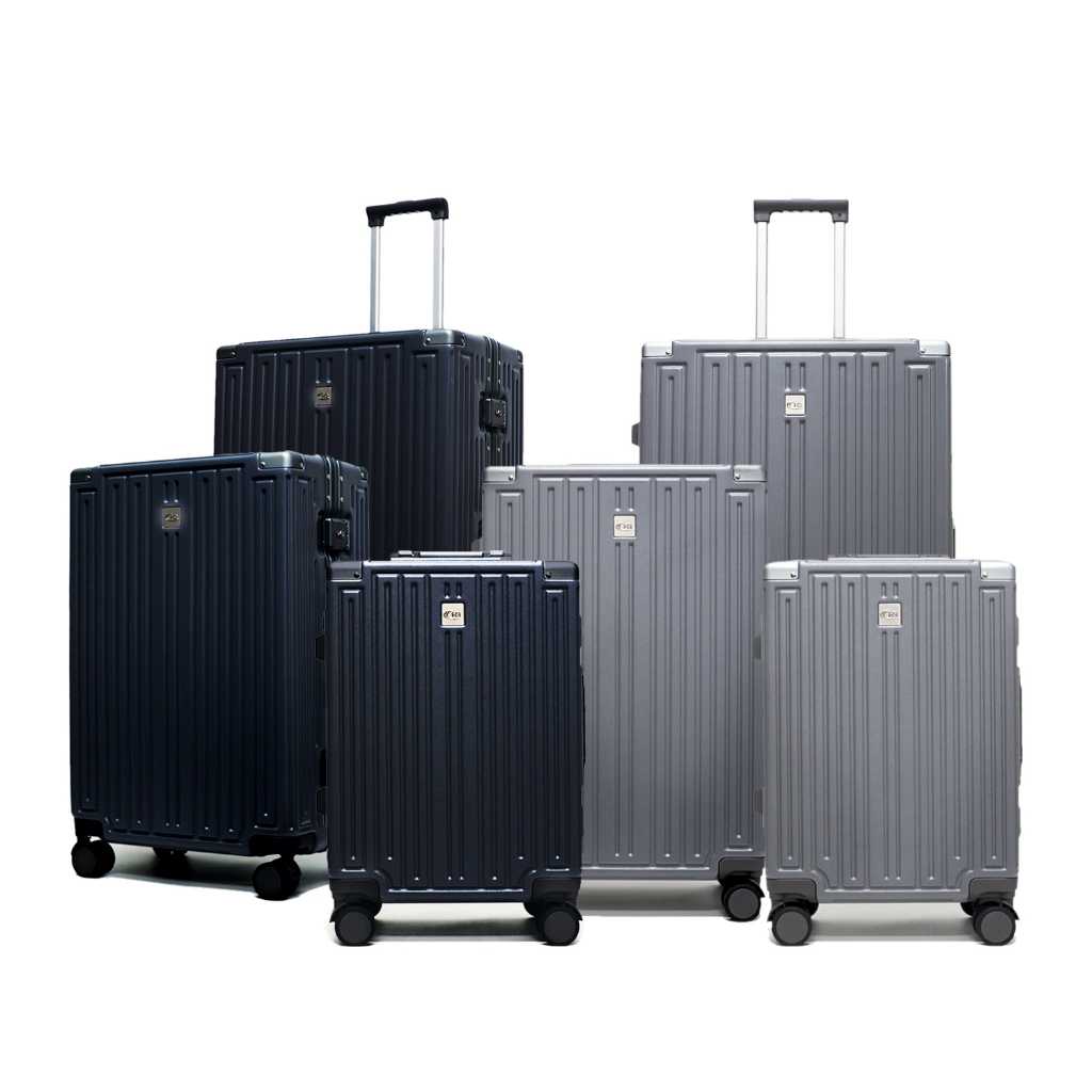 HQ LUGGAGE(28นิ้ว) กระเป๋าเดินทาง PC 4 ล้อคู่ โครงอลูมิเนียม ระบบล็อคมาตรฐาน TSA รุ่น 2421